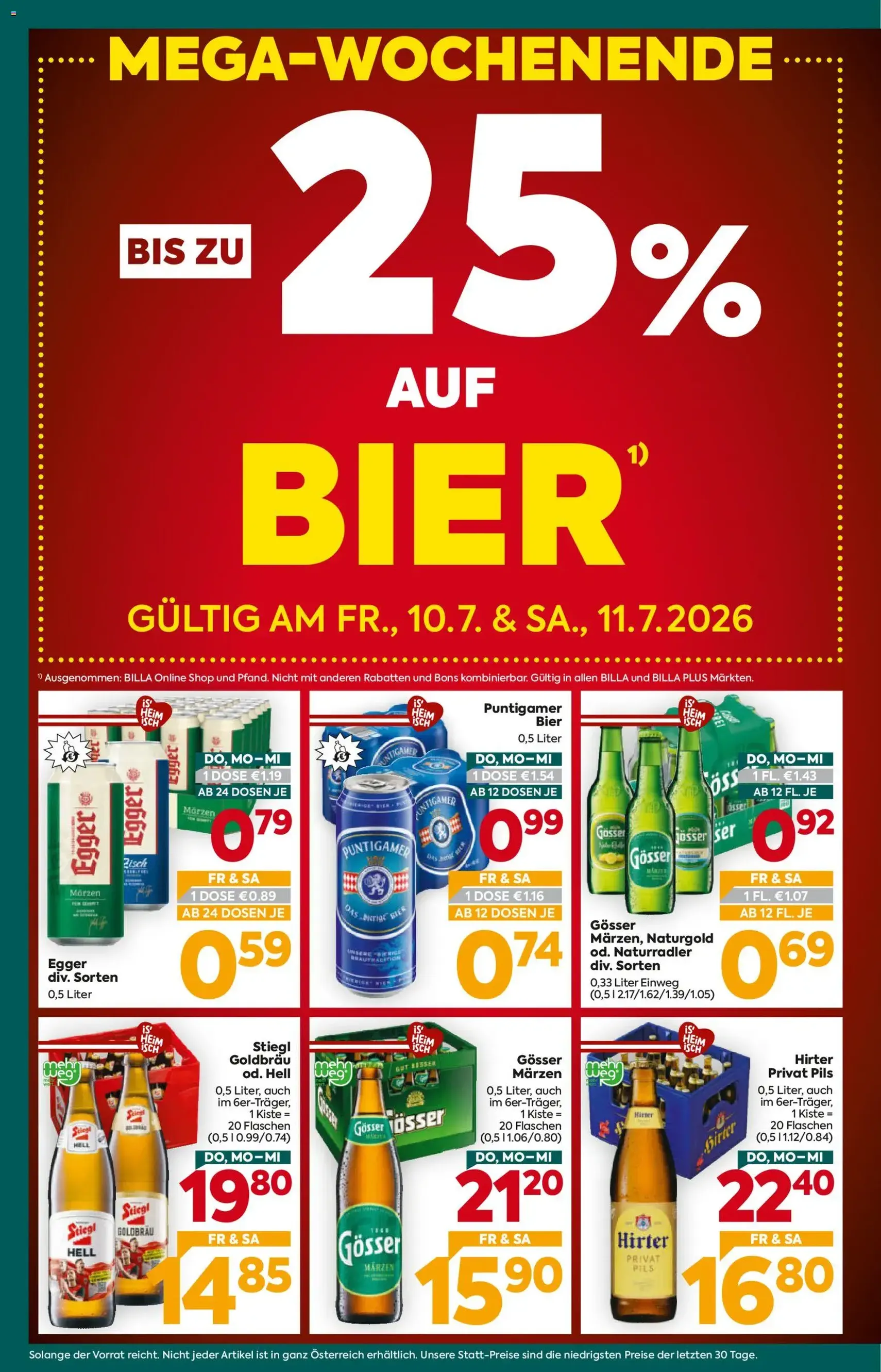 Billa Plus Flugblatt - Gültiger Prospekt ab 09.07.2026, Seite 4 von insgesamt 16