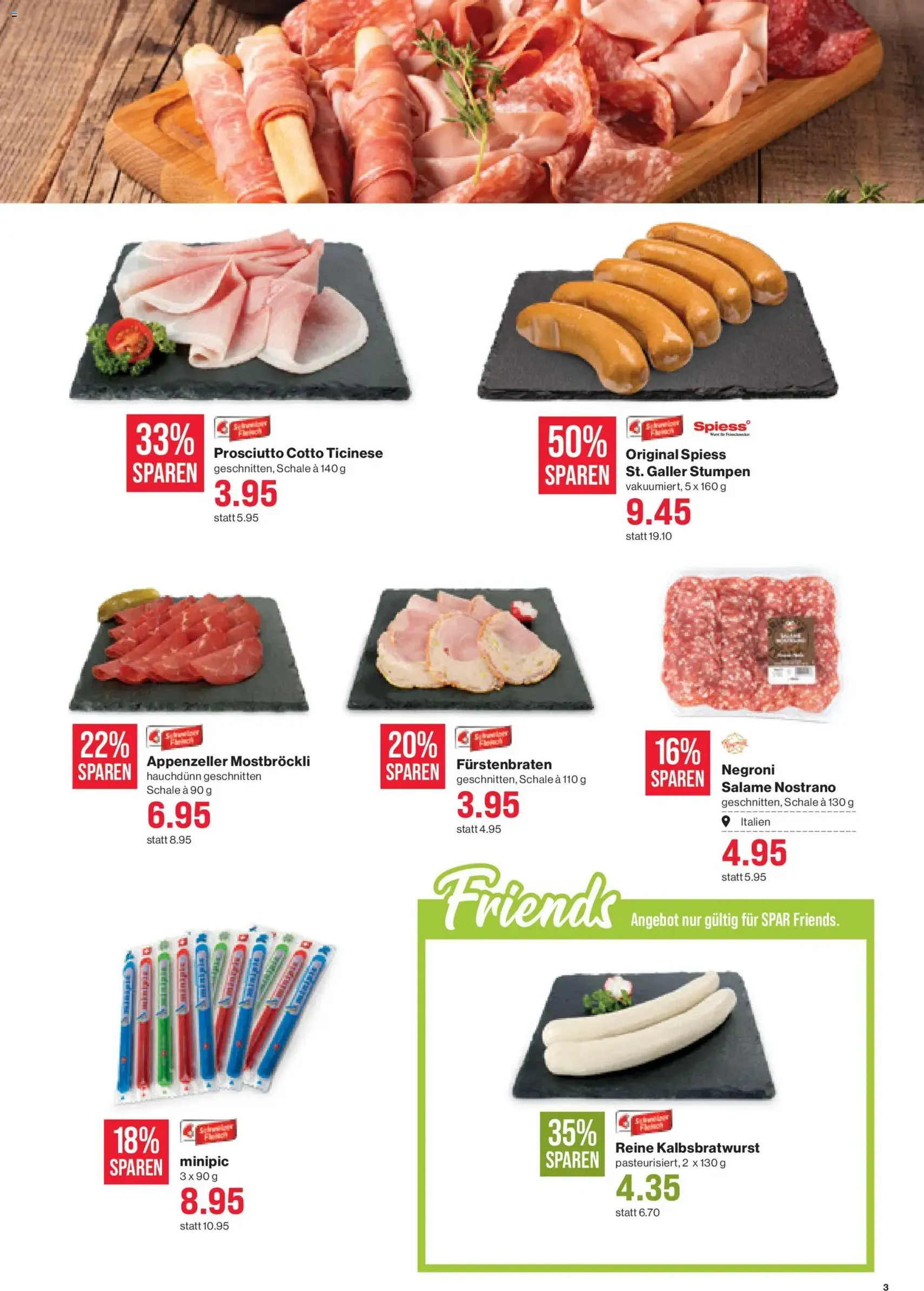 SPAR aktionen - Gültiger Prospekt ab 18.06.2026, Seite 3 von insgesamt 20