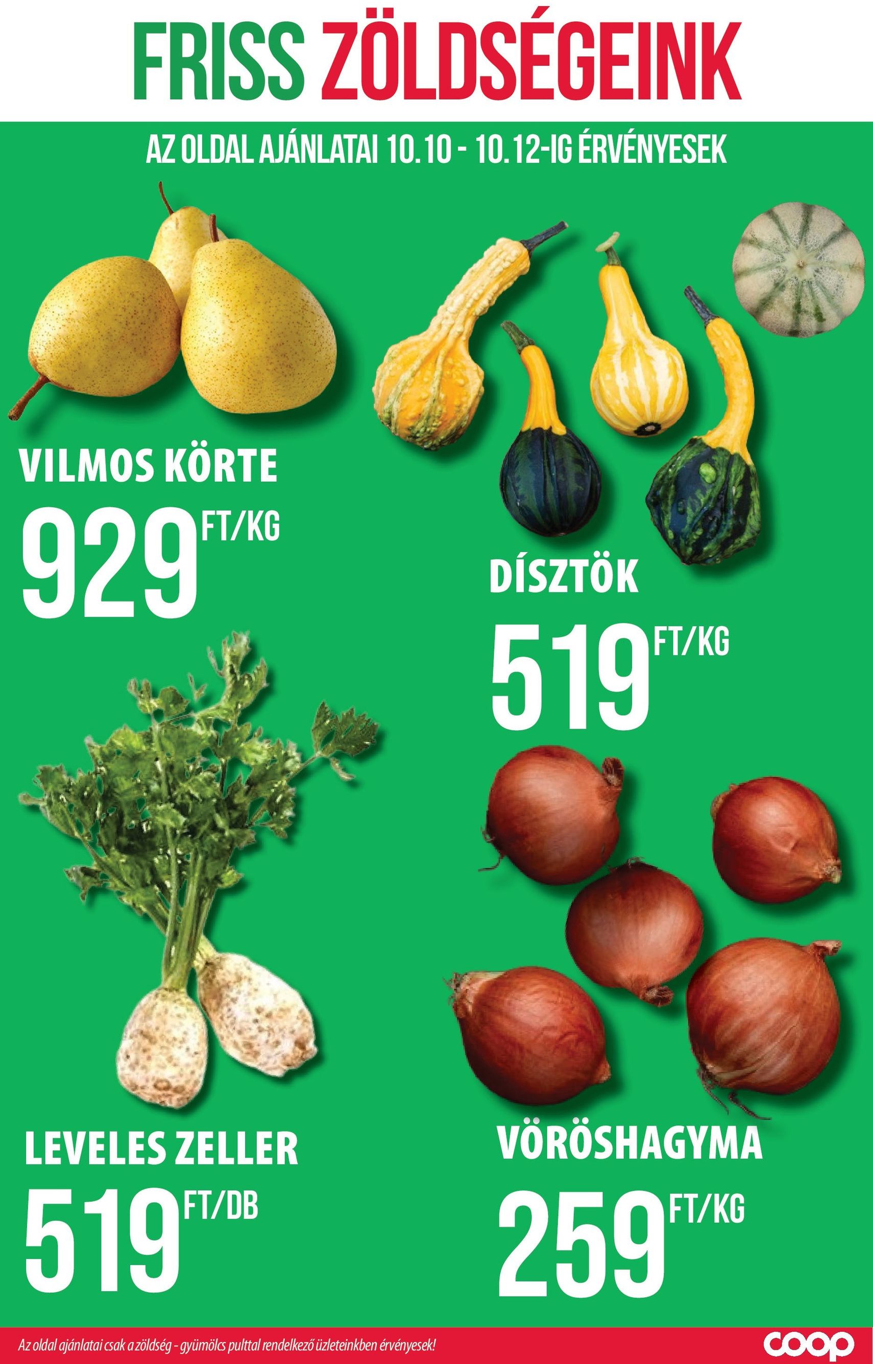 COOP Szolnok Akciós újság - 2025.10.09. érvényes szórólap 2 oldal 15 oldalból