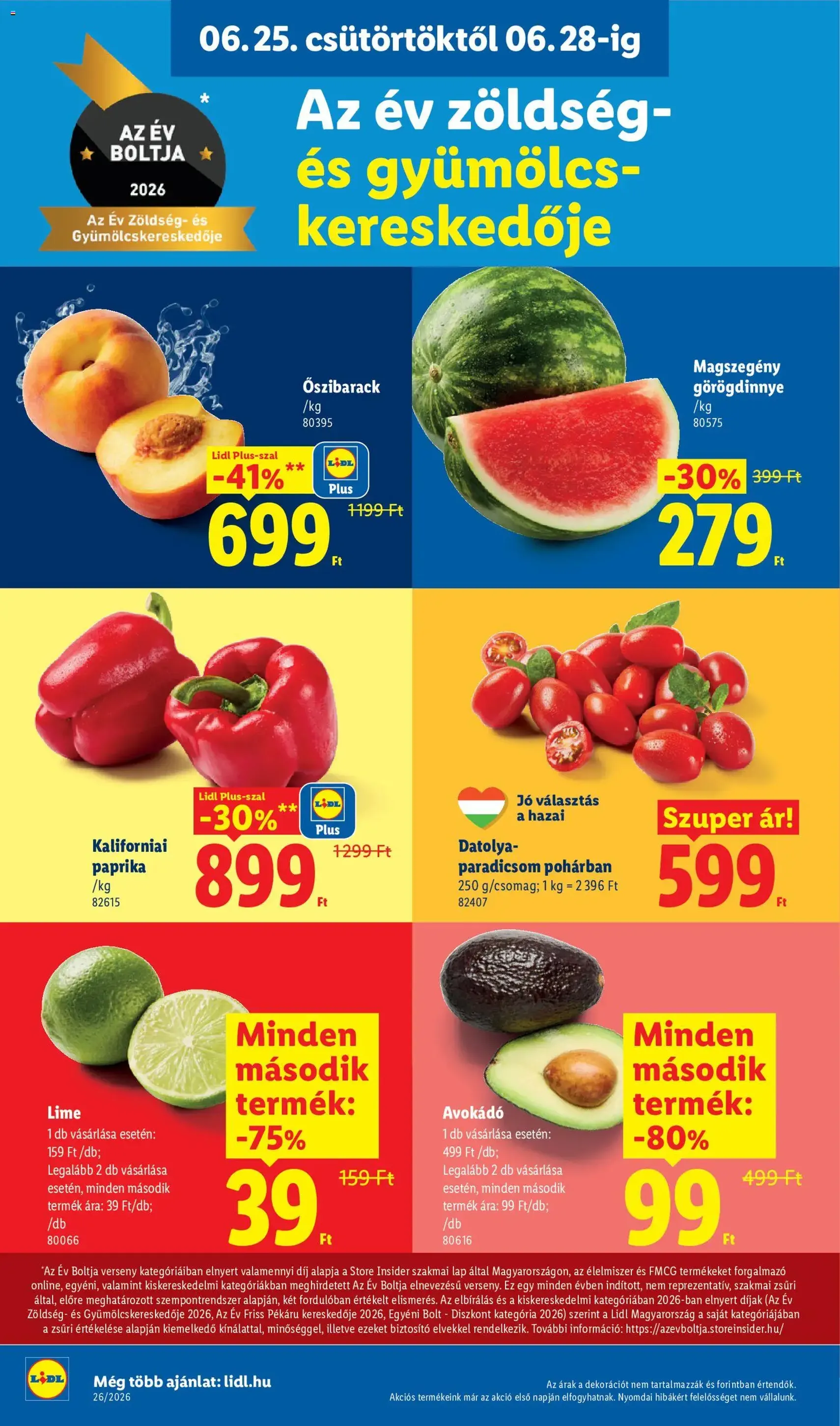 Lidl akciós újság - 2026.06.25. érvényes szórólap 4 oldal 74 oldalból