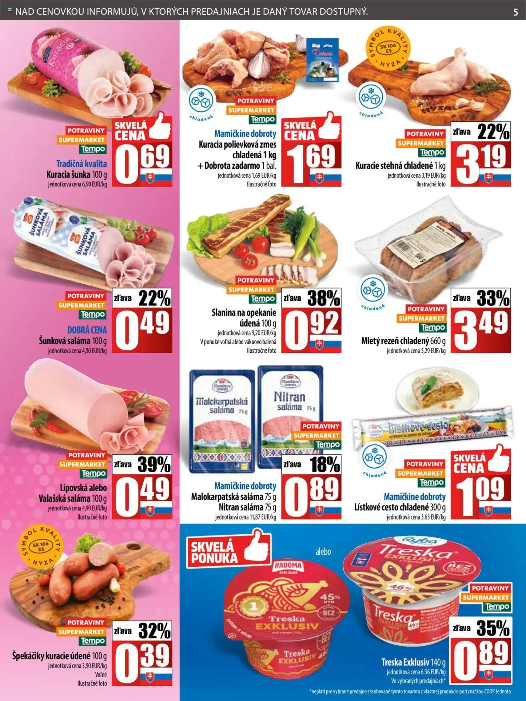 COOP Jednota leták - platný leták od 17.07.2025 strana 5 z 28 COOP Jednota leták - platný leták od 17.07.2025 strana 5 z 28