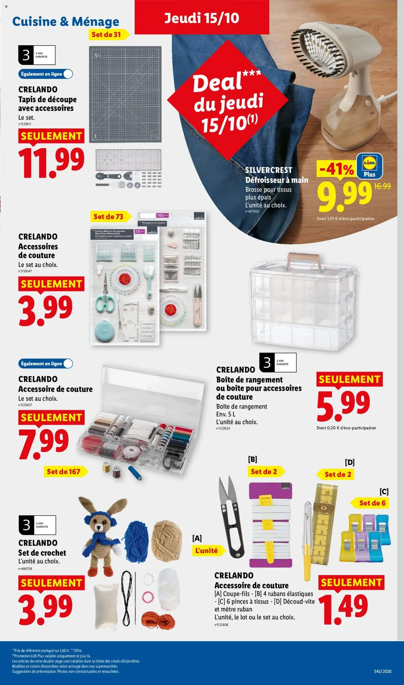 LIDL catalogue - brochure valable à partir du 15/10/2026, page 47 sur 64