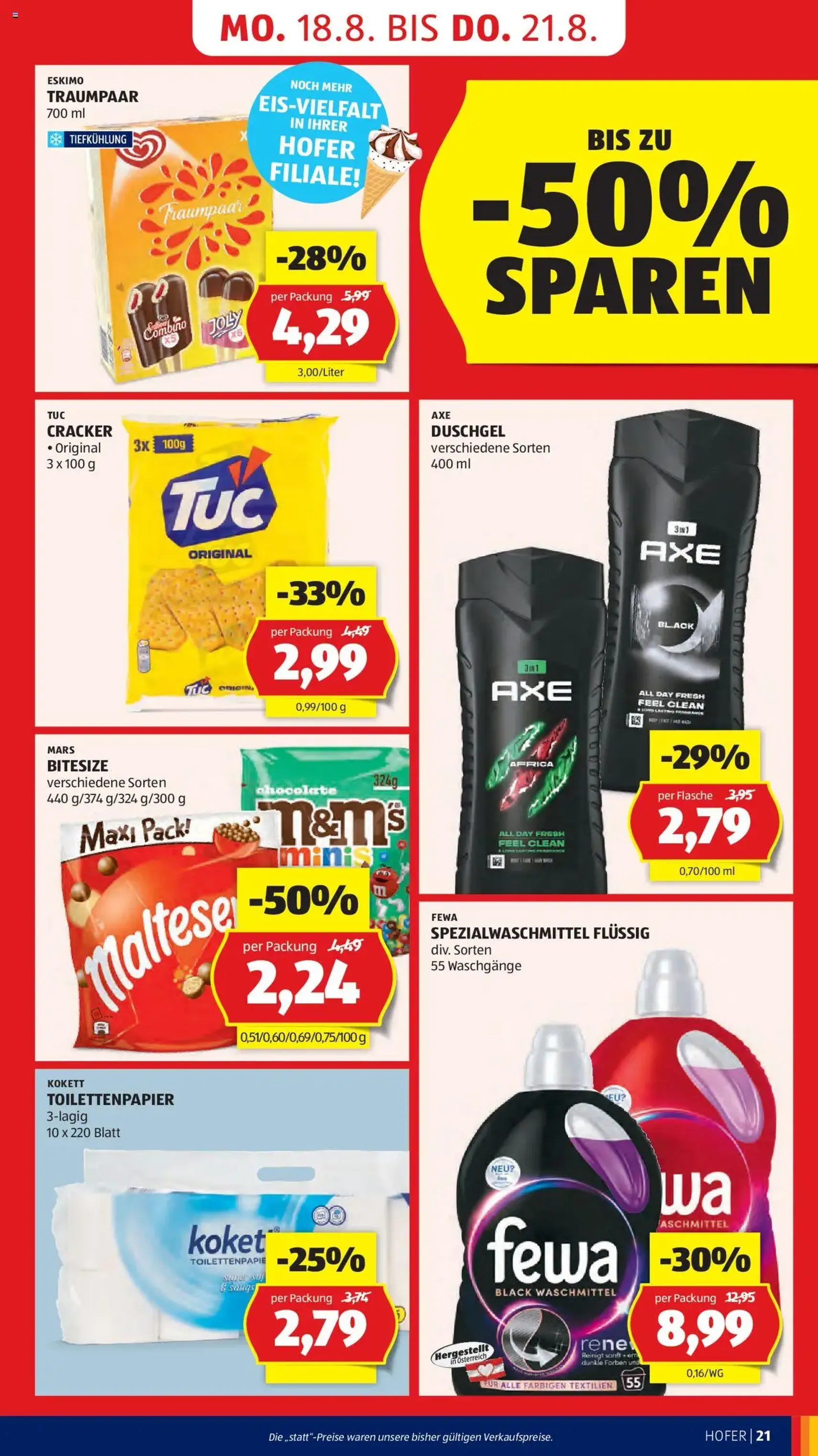 Hofer Flugblatt - Gültiger Prospekt ab 14.08.2025, Seite 23 von insgesamt 45