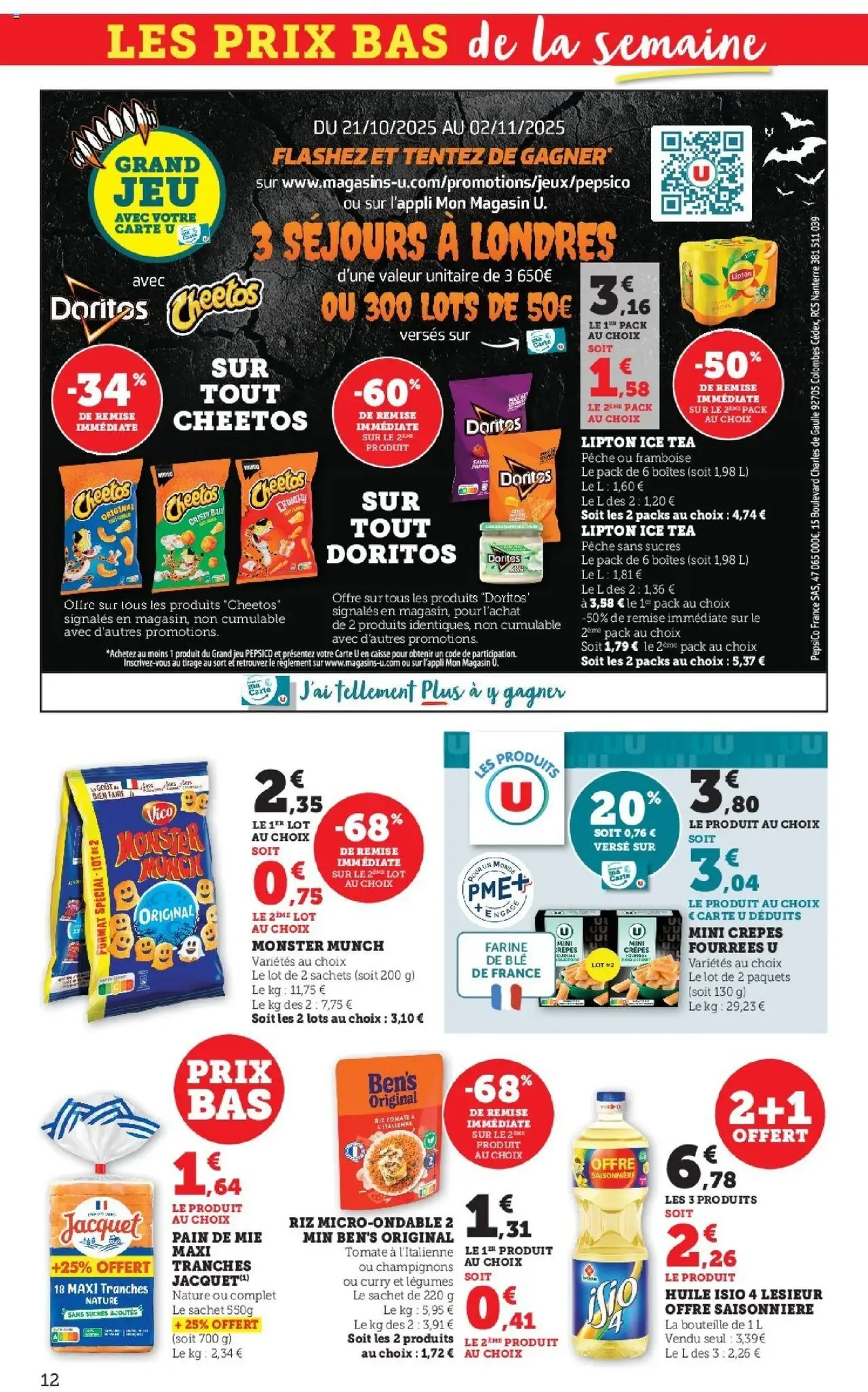 Super U catalogue - brochure valable à partir du 21/10/2025, page 12 sur 36 Super U catalogue - brochure valable à partir du 21/10/2025, page 12 sur 36