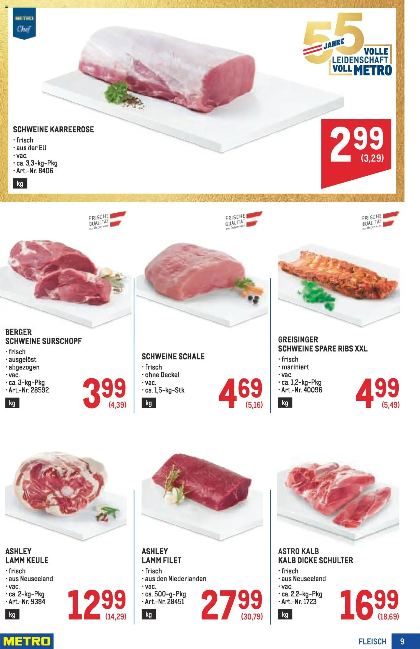 Metro angebote Profi - Gültiger Prospekt ab 19.02.2026, Seite 9 von insgesamt 64