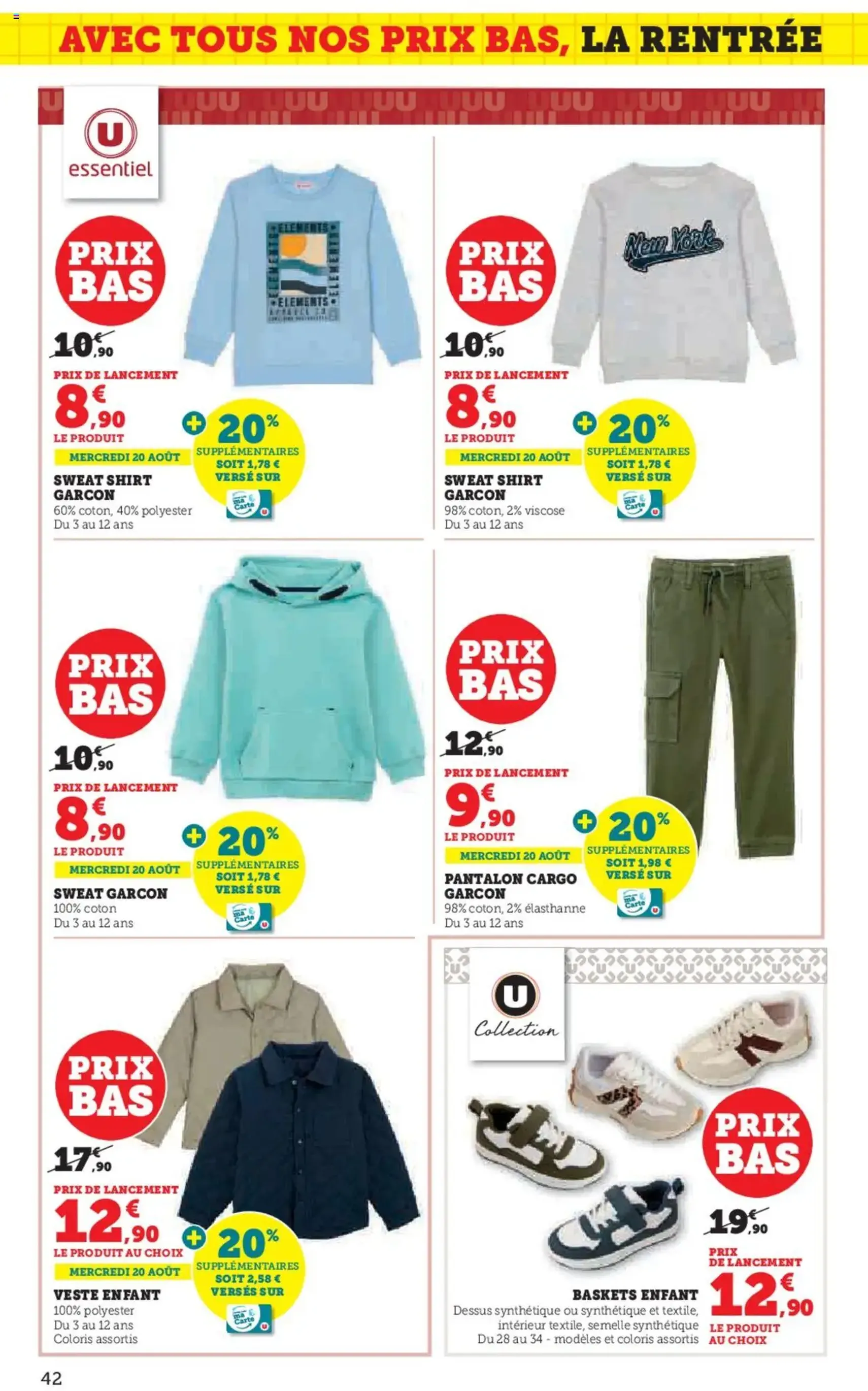 Hyper U catalogue - brochure valable à partir du 12/08/2025, page 42 sur 96 Hyper U catalogue - brochure valable à partir du 12/08/2025, page 42 sur 96