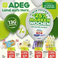 ADEG Flugblatt - Prospekt Vorschau gültig ab 28.08.2025