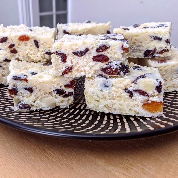 Classic white Christmas slice recipe