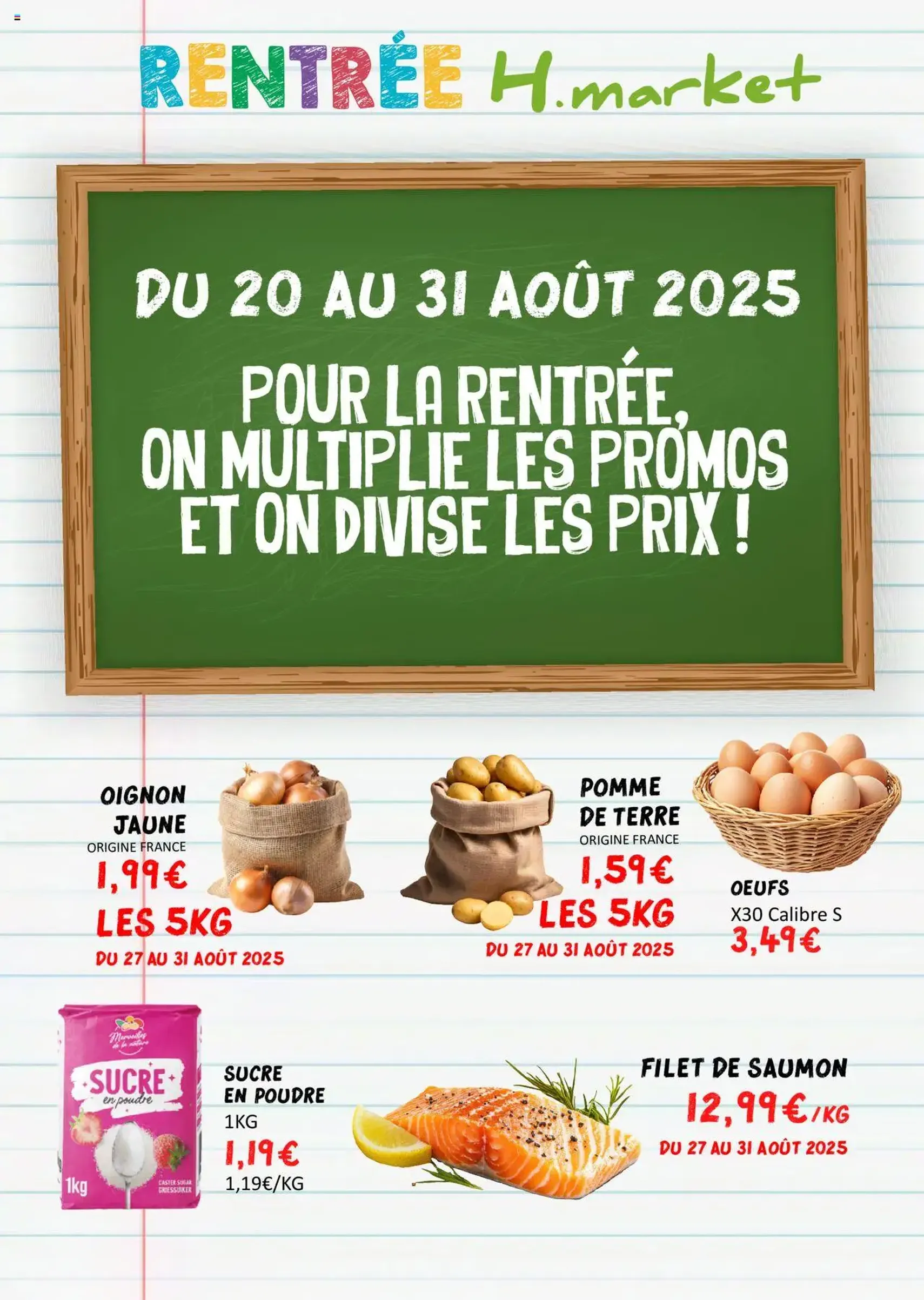 Hmarket catalogue - brochure valable à partir du 20/08/2025, page 1 sur 16 Hmarket catalogue - brochure valable à partir du 20/08/2025, page 1 sur 16