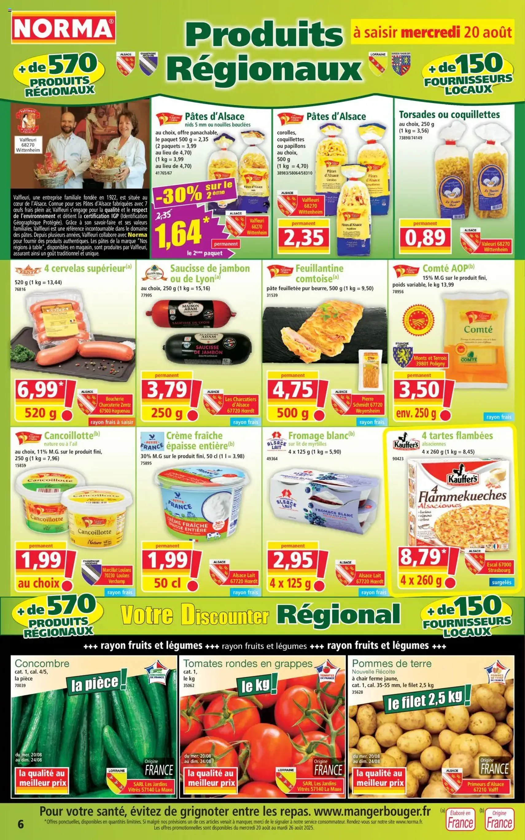 Norma catalogue - brochure valable à partir du 20/08/2025, page 6 sur 12 Norma catalogue - brochure valable à partir du 20/08/2025, page 6 sur 12