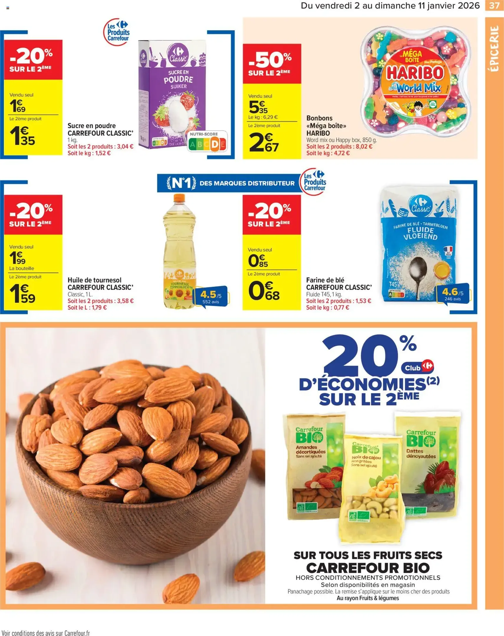 Carrefour Market catalogue semaine 1 - brochure valable à partir du 02/01/2026, page 39 sur 64