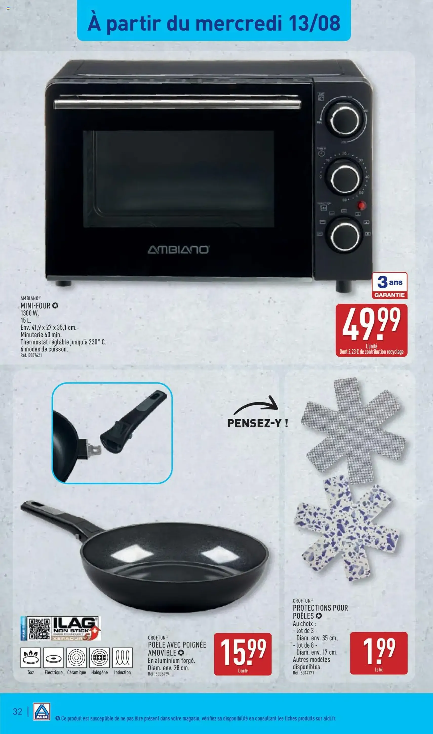 Aldi catalogue semaine 33 - brochure valable à partir du 12/08/2025, page 34 sur 51 Aldi catalogue semaine 33 - brochure valable à partir du 12/08/2025, page 34 sur 51
