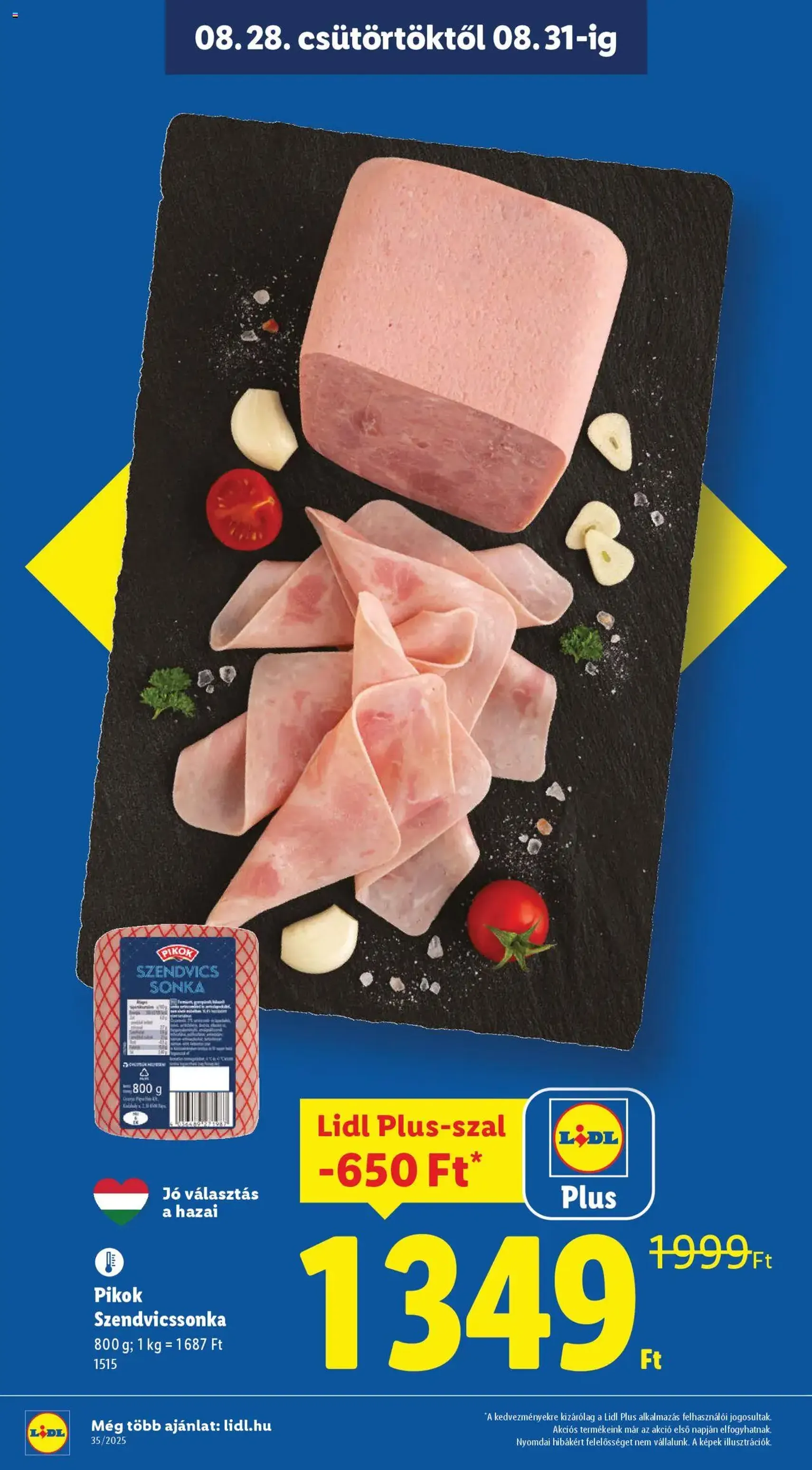 Lidl Akciós újság - 2025.08.28. érvényes szórólap 4 oldal 76 oldalból Lidl Akciós újság - 2025.08.28. érvényes szórólap 4 oldal 76 oldalból