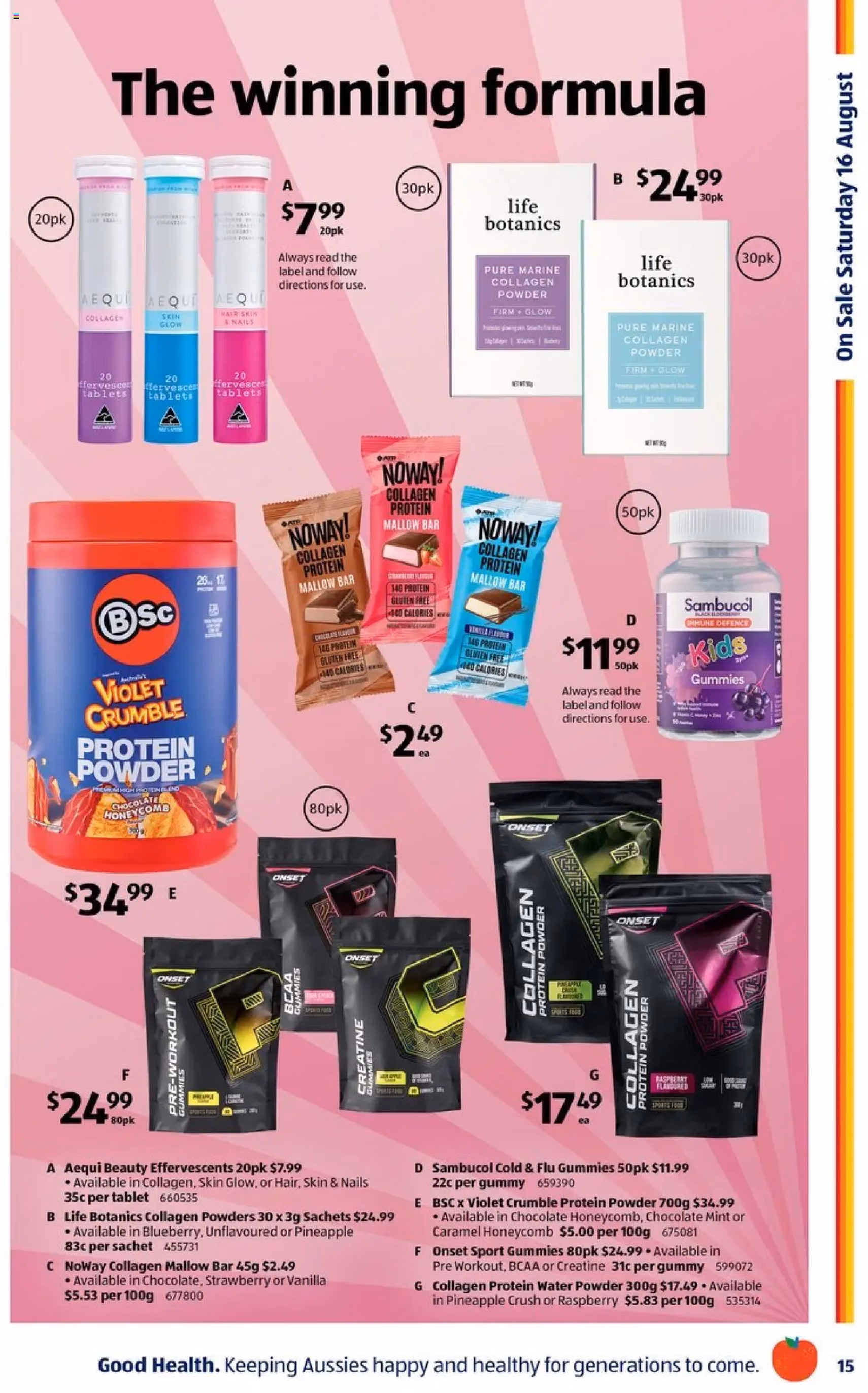 Catalogue Aldi - valid flyer from 13/08/2025, page 15 of 24 Catalogue Aldi - valid flyer from 13/08/2025, page 15 of 24