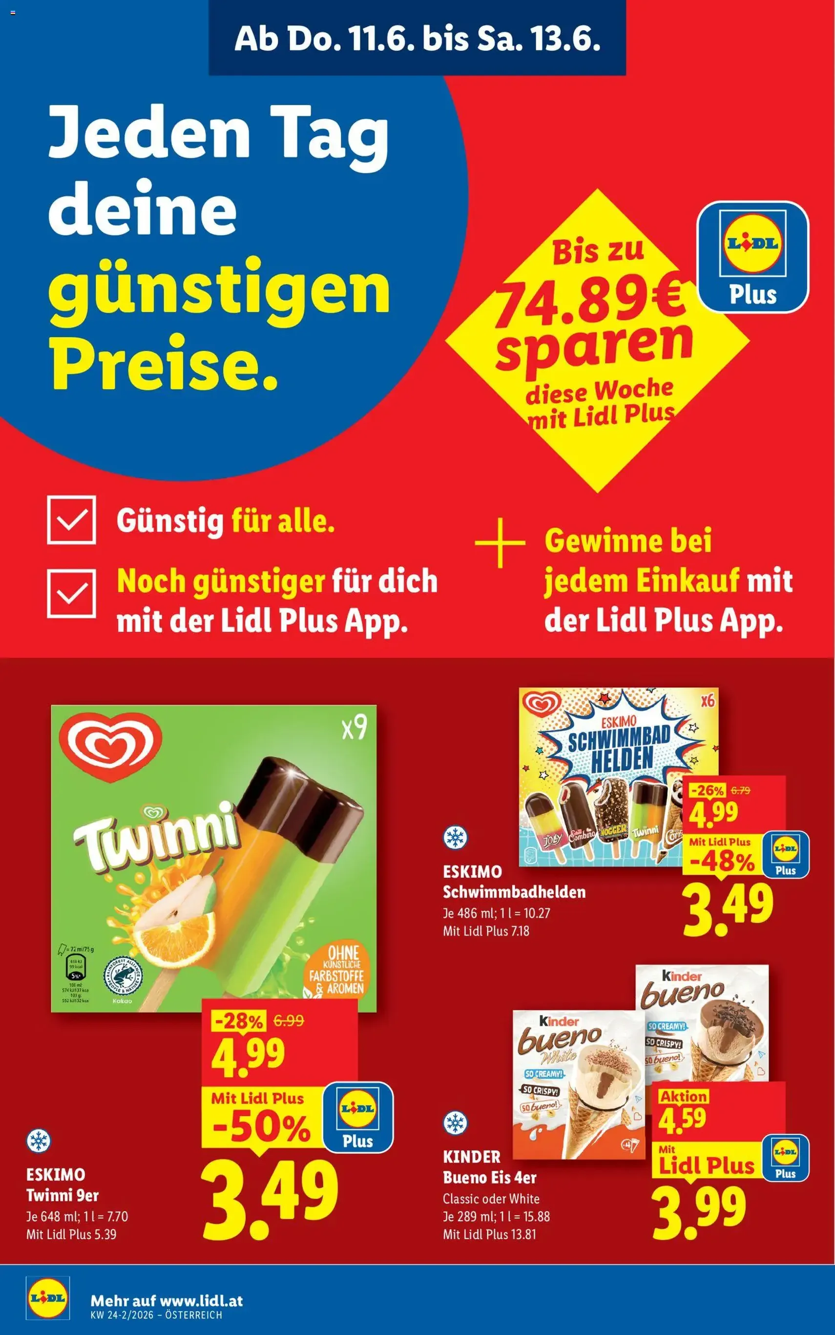 Lidl Flugblatt - Gültiger Prospekt ab 11.06.2026, Seite 4 von insgesamt 58