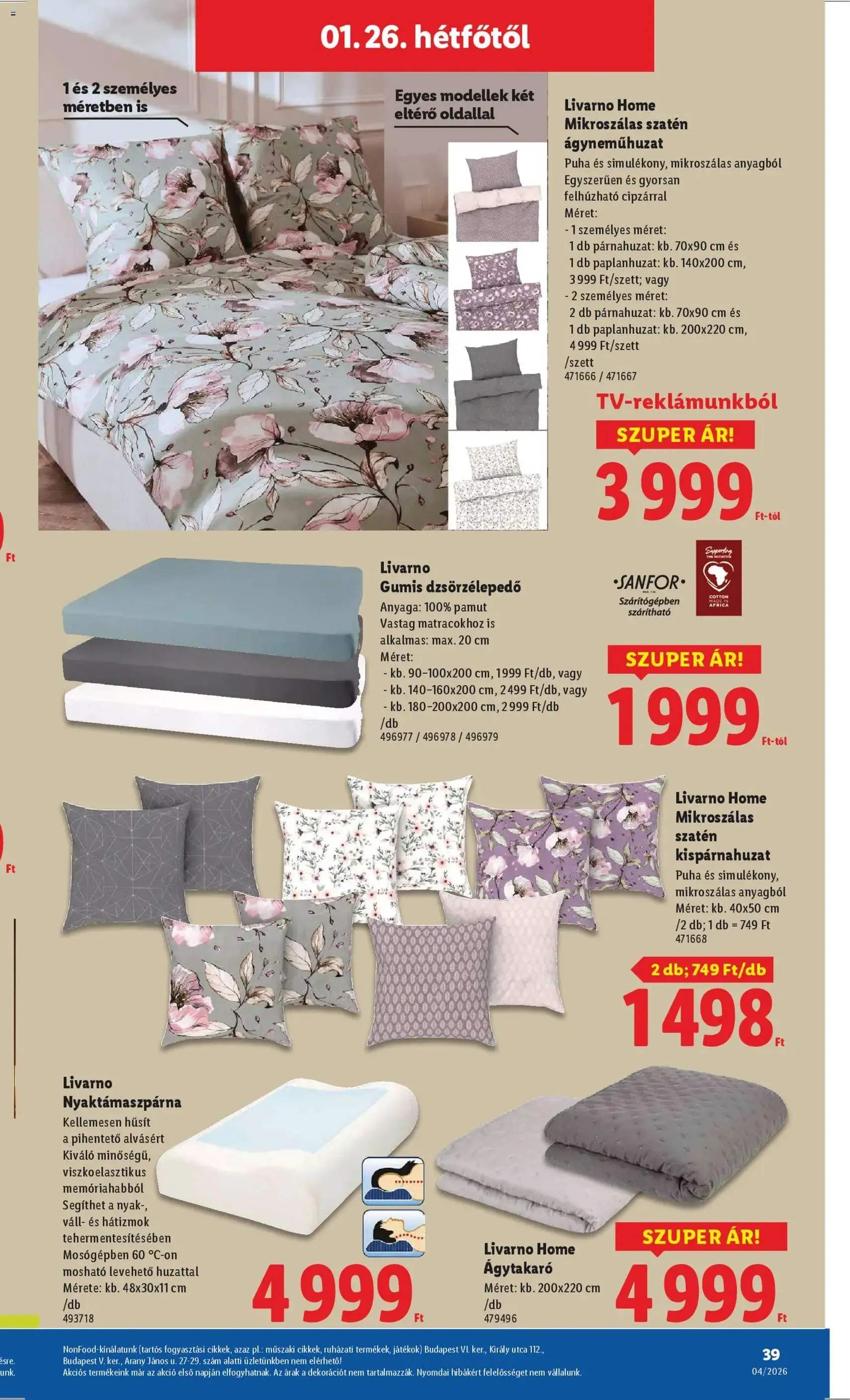 Lidl Akciós újság - 2026.01.22. érvényes szórólap 39 oldal 58 oldalból