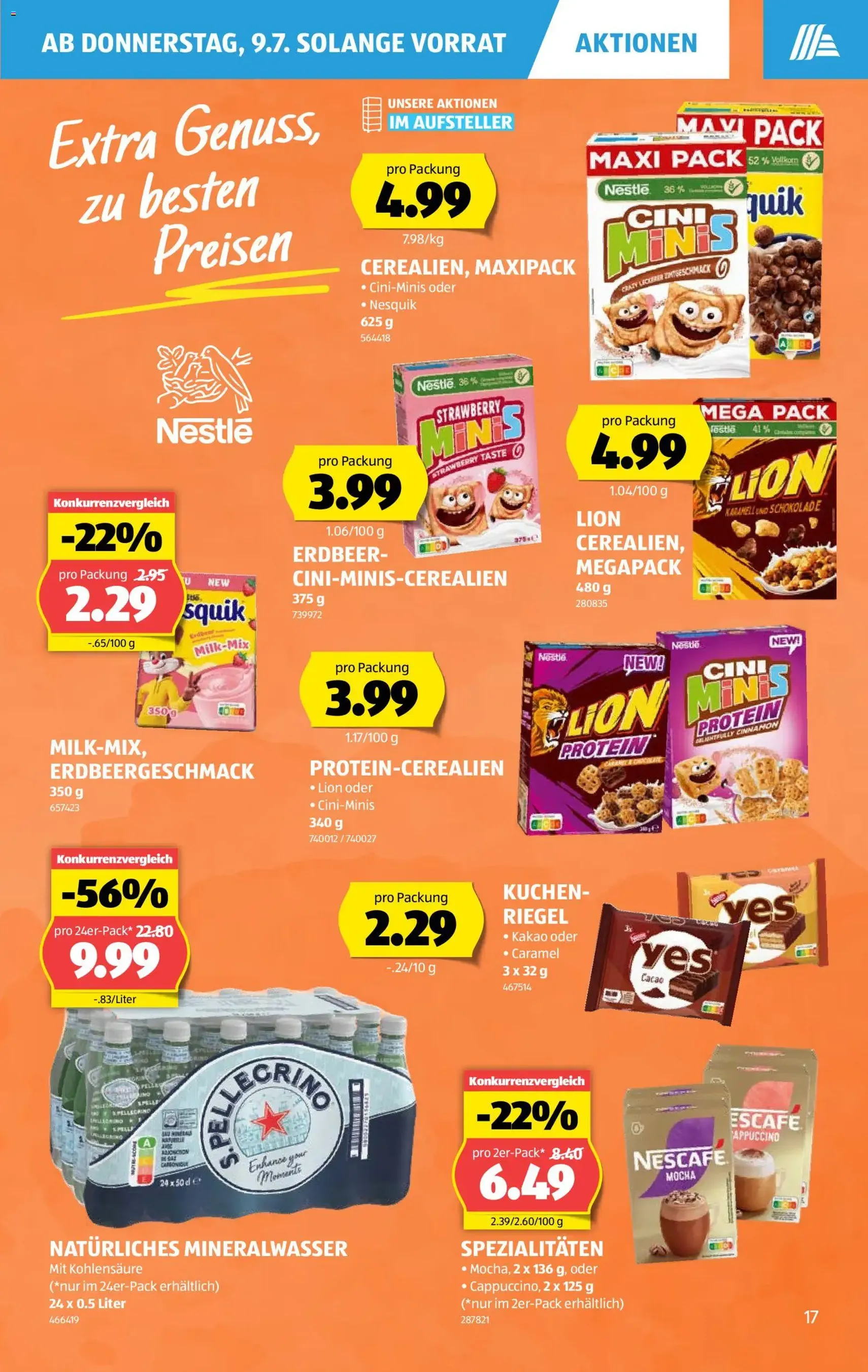 Aldi aktionen - Gültiger Prospekt ab 09.07.2026, Seite 17 von insgesamt 44