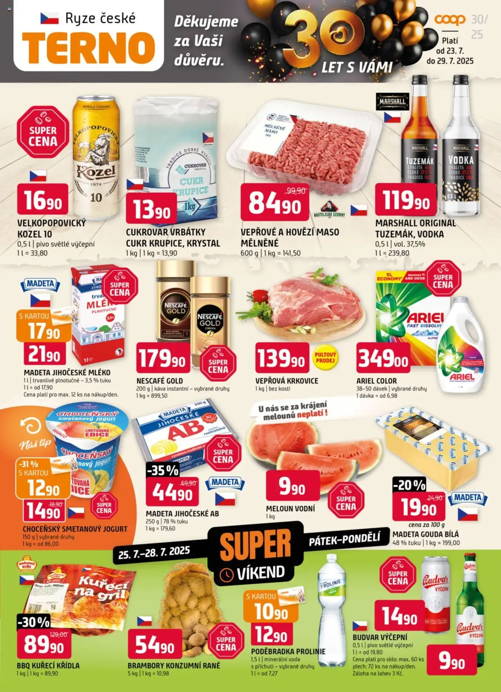 Terno leták - platný leták od 23.07.2025 strana 1 z 24 Terno leták - platný leták od 23.07.2025 strana 1 z 24
