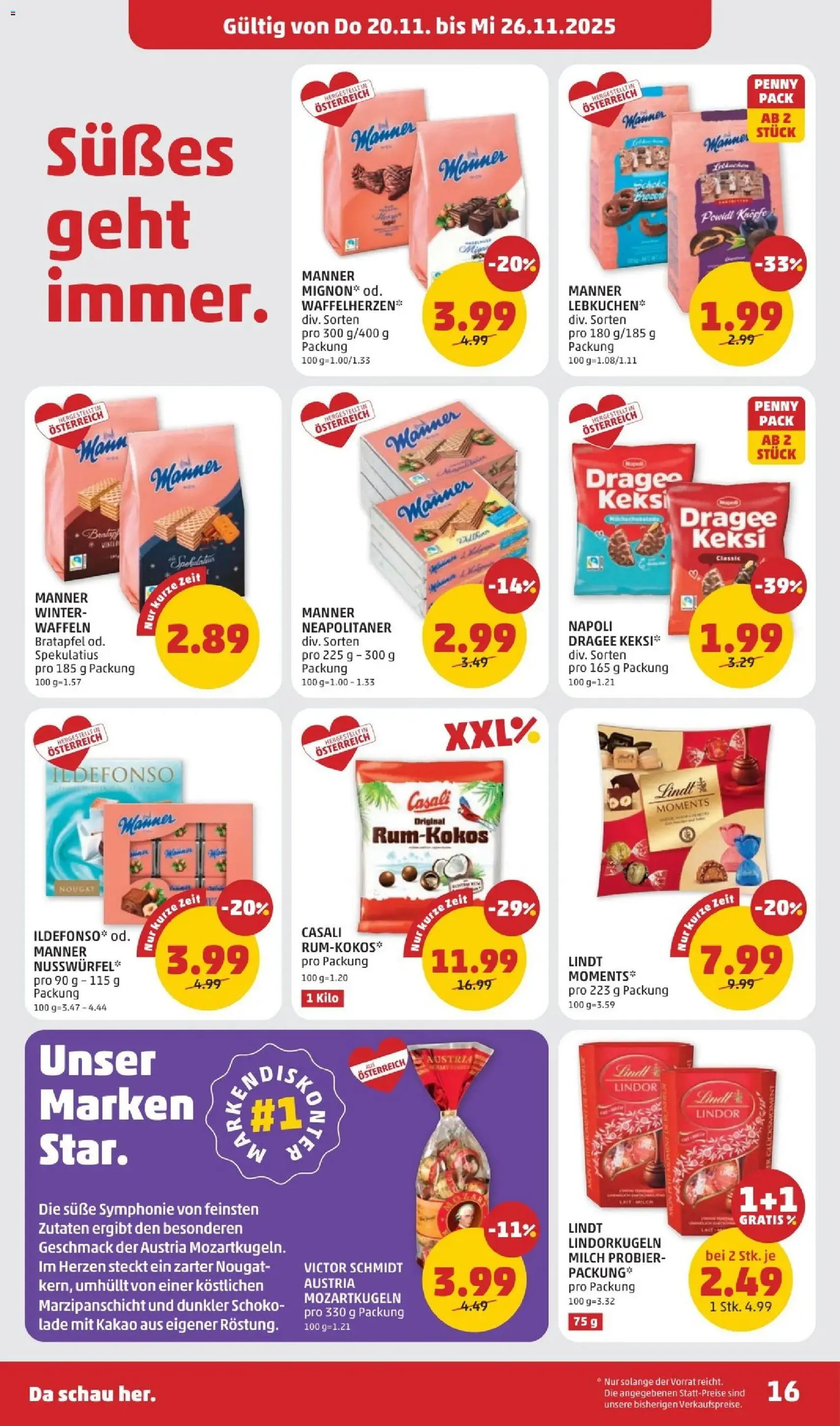 Penny Markt Flugblatt - Gültiger Prospekt ab 20.11.2025, Seite 16 von insgesamt 32