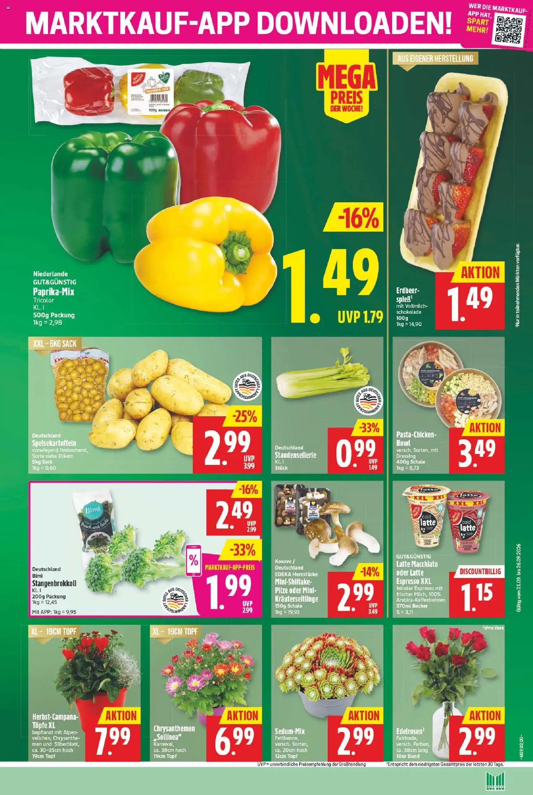 Marktkauf Prospekt - Gültiger Prospekt ab 21.09.2026, Seite 3 von insgesamt 34