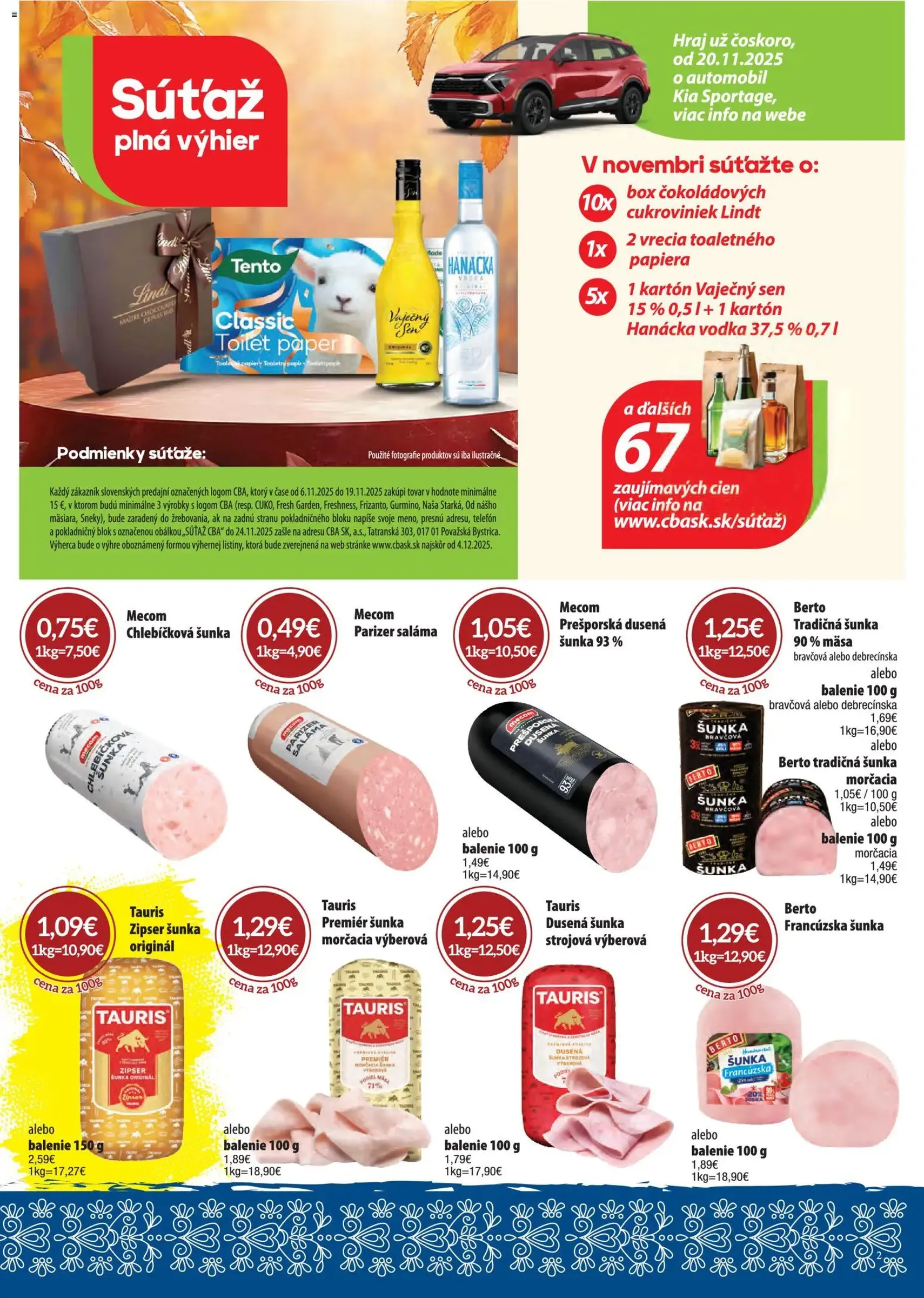 CBA Komfos Leták - platný leták od 06.11.2025 strana 2 z 24