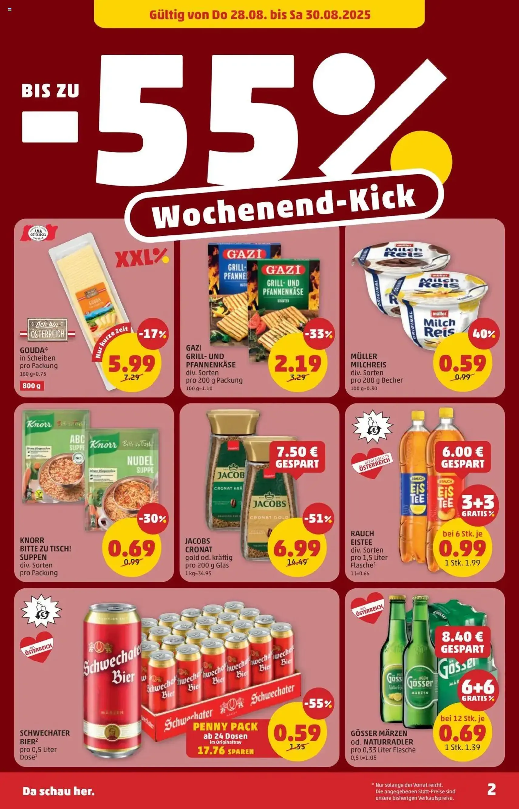 Penny Markt Flugblatt - Gültiger Prospekt ab 28.08.2025, Seite 2 von insgesamt 28 Penny Markt Flugblatt - Gültiger Prospekt ab 28.08.2025, Seite 2 von insgesamt 28