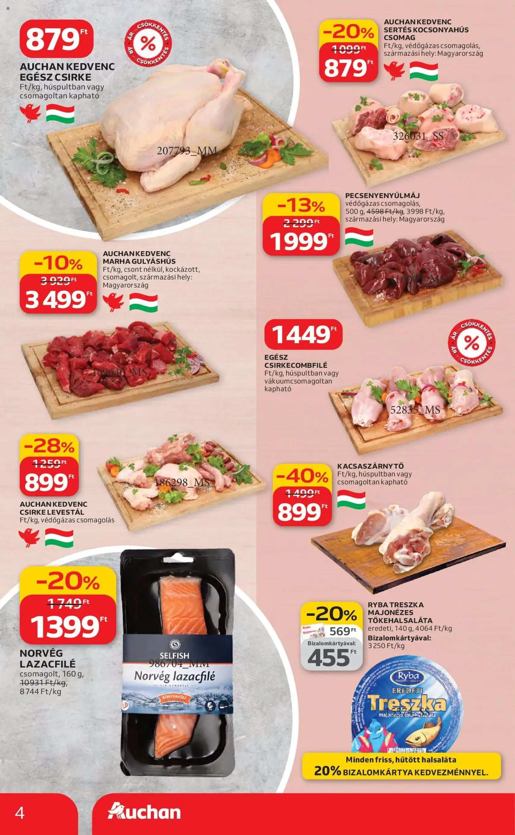 Auchan Akciós újság - 2026.02.26. érvényes szórólap 4 oldal 42 oldalból