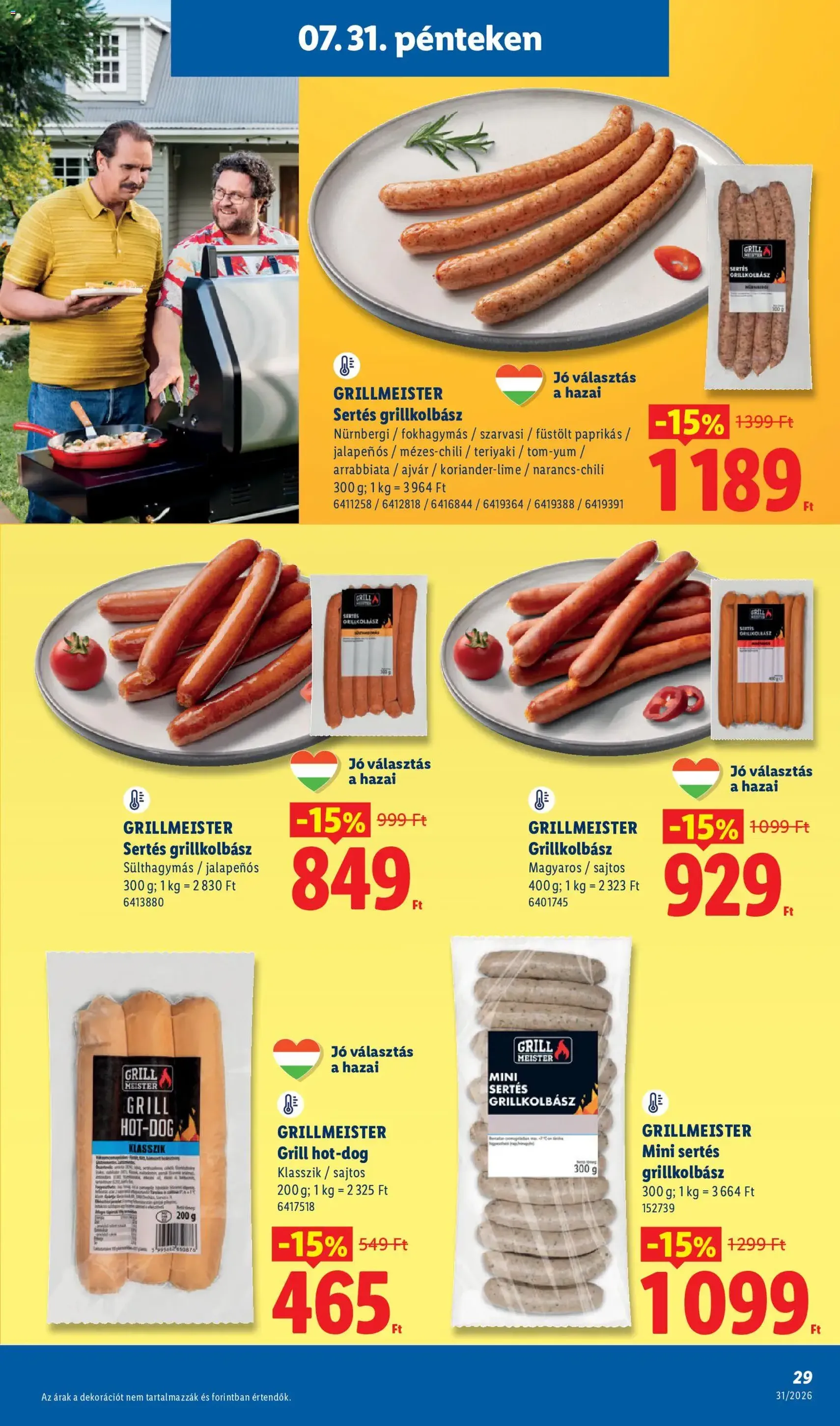 Lidl akciós újság - 2026.07.30. érvényes szórólap 29 oldal 58 oldalból