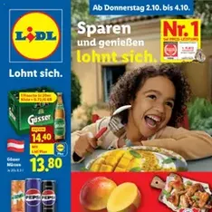Lidl - Flugblatt - Prospekt Vorschau gültig ab 02.10.2025