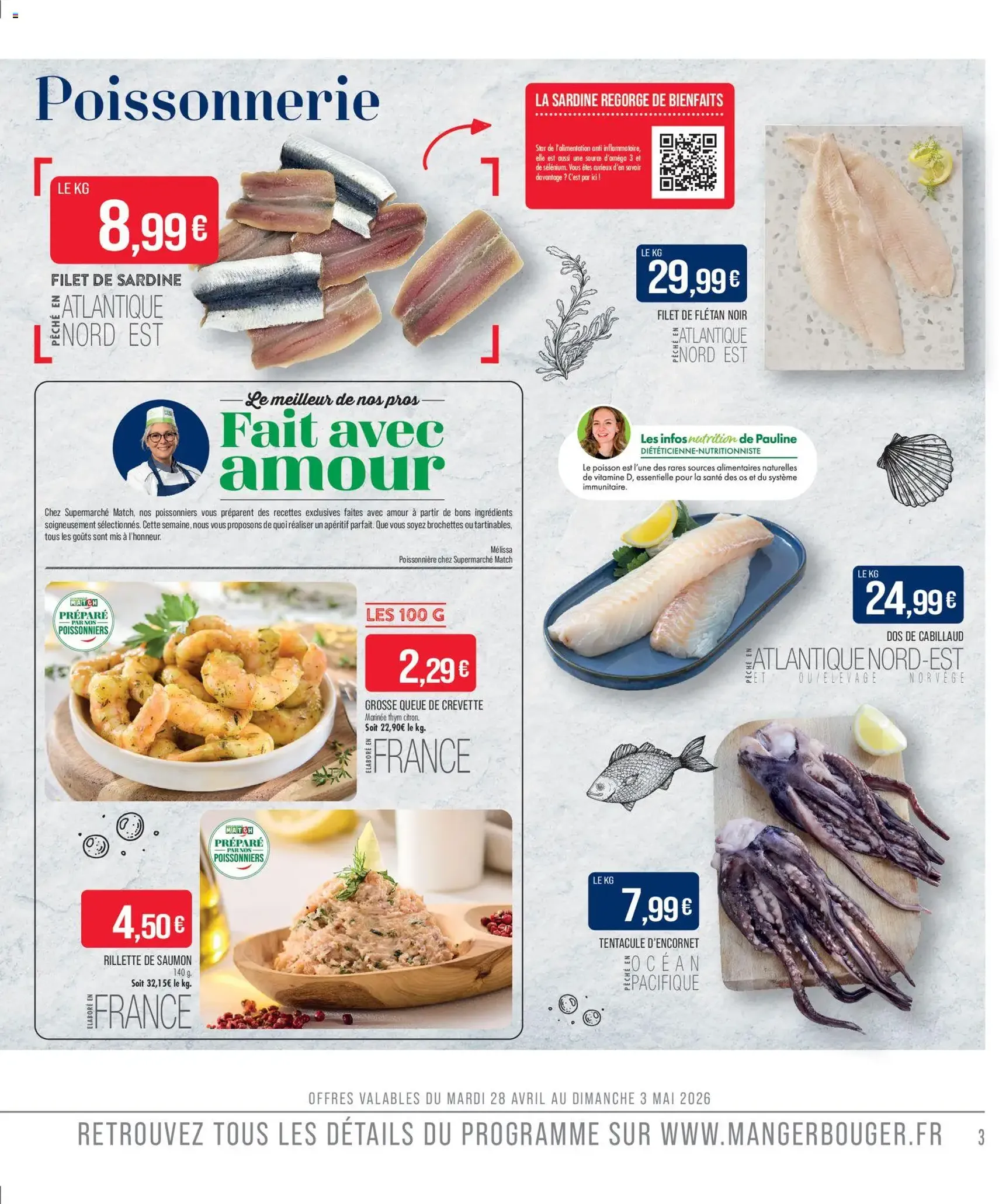 Match Supermarché catalogue - brochure valable à partir du 28/04/2026, page 3 sur 26
