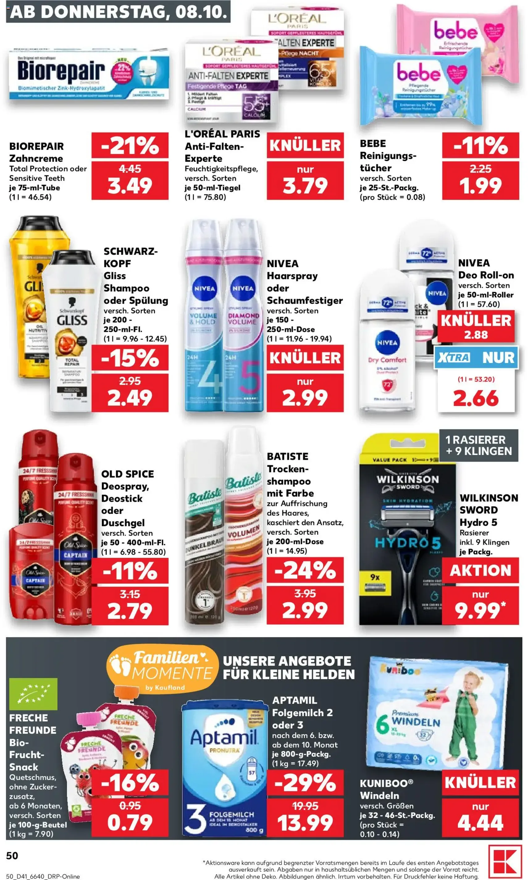 Kaufland Prospekt - Gültiger Prospekt ab 08.10.2026, Seite 50 von insgesamt 70