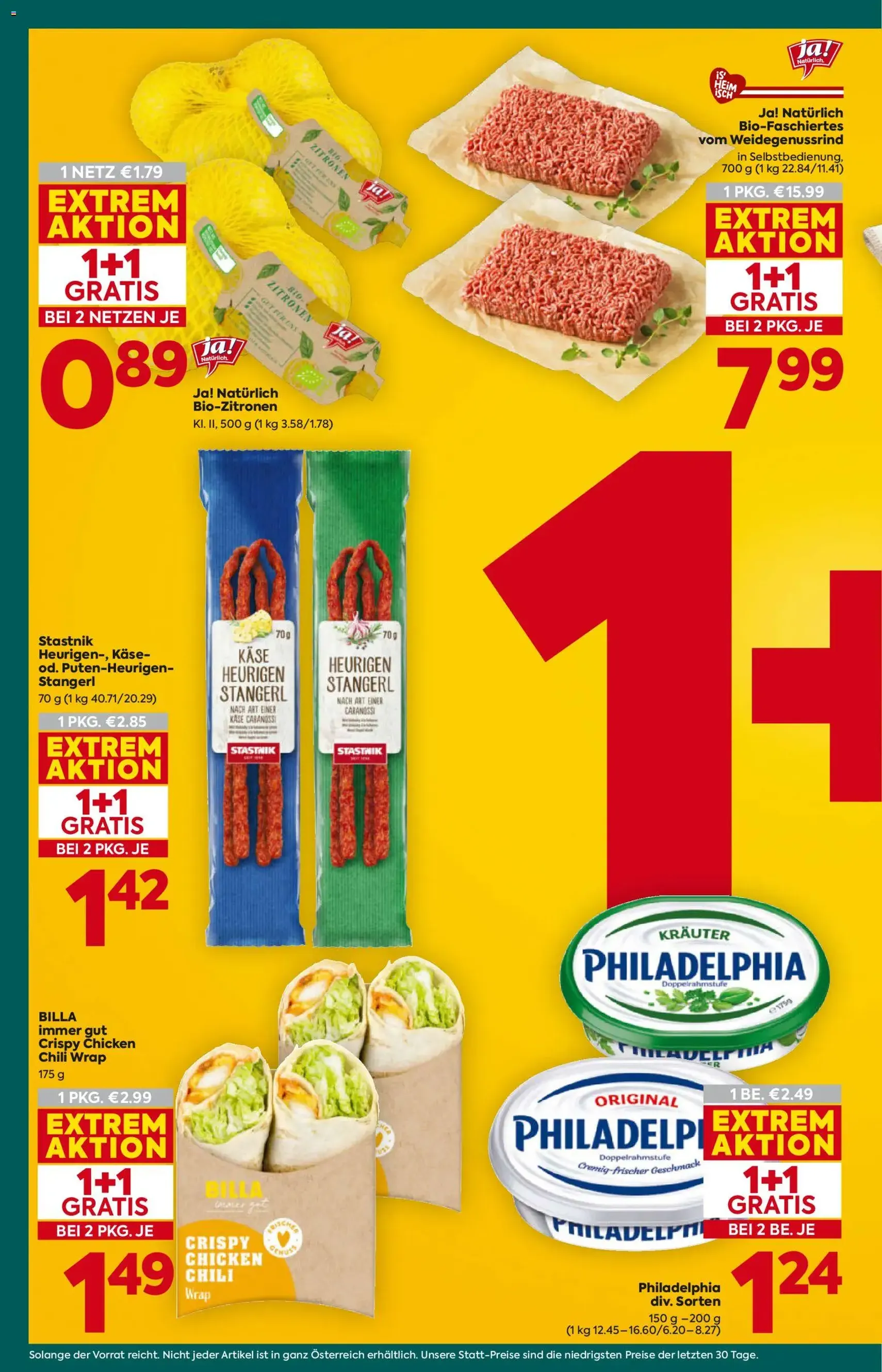 Billa Plus Flugblatt - Gültiger Prospekt ab 22.01.2026, Seite 4 von insgesamt 20