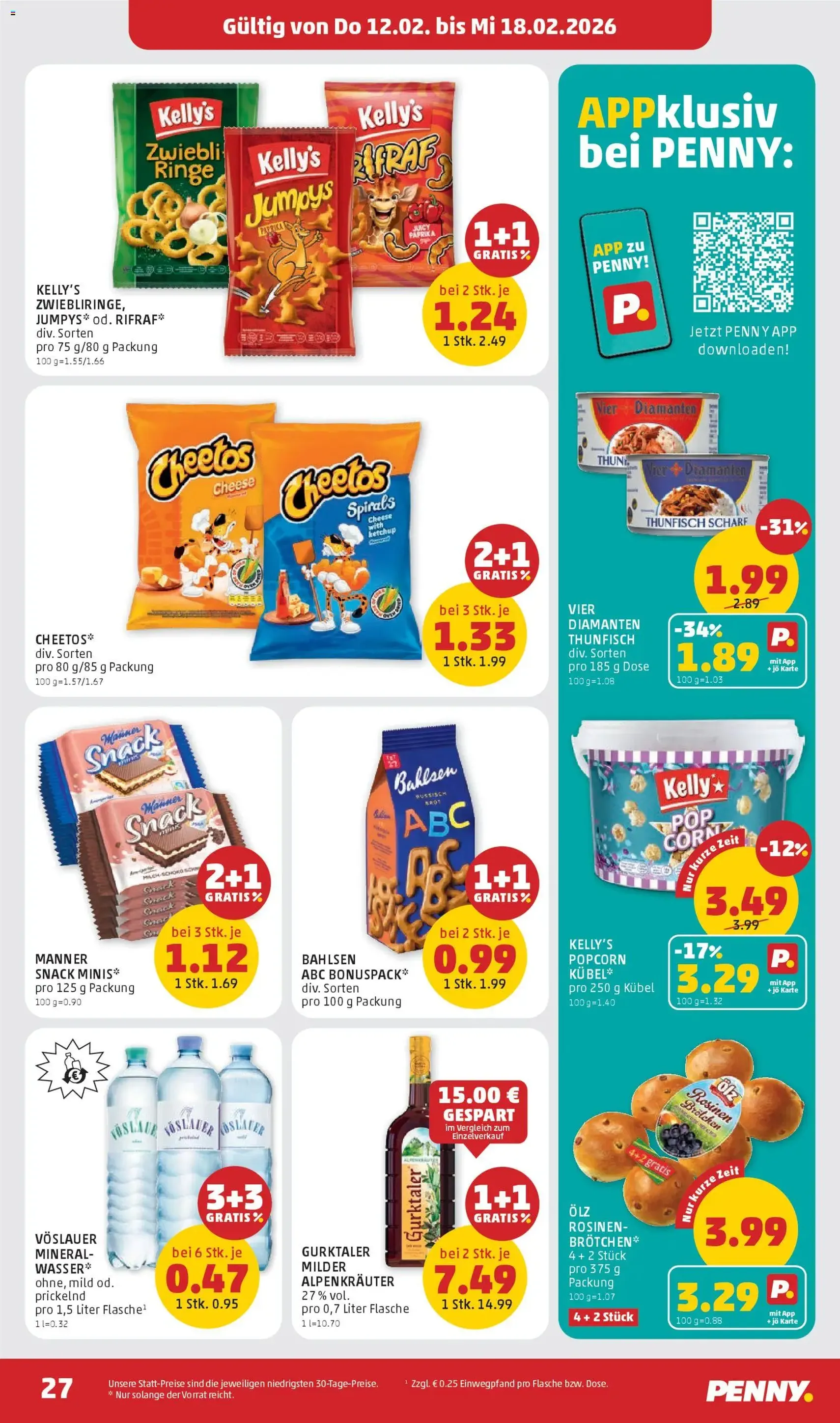 Penny Markt Flugblatt - Gültiger Prospekt ab 12.02.2026, Seite 27 von insgesamt 32