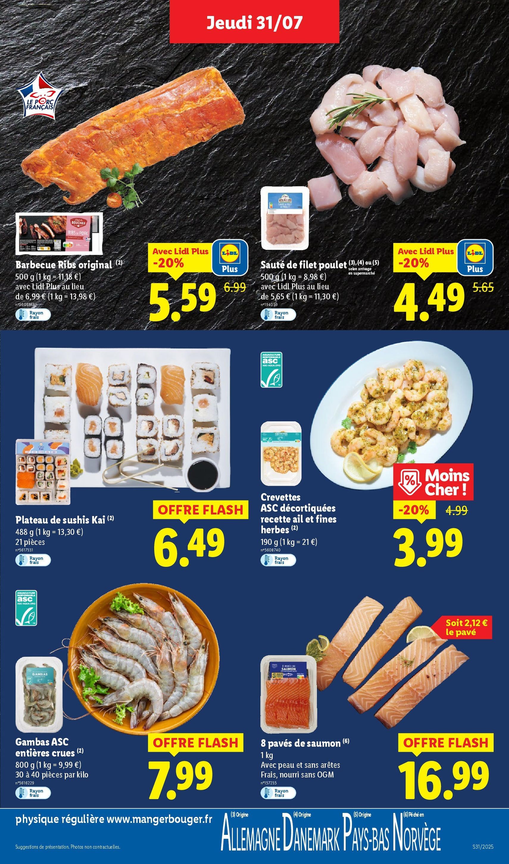 LIDL catalogue semaine 30 - brochure valable à partir du 31/07/2025, page 7 sur 73 LIDL catalogue semaine 30 - brochure valable à partir du 31/07/2025, page 7 sur 73