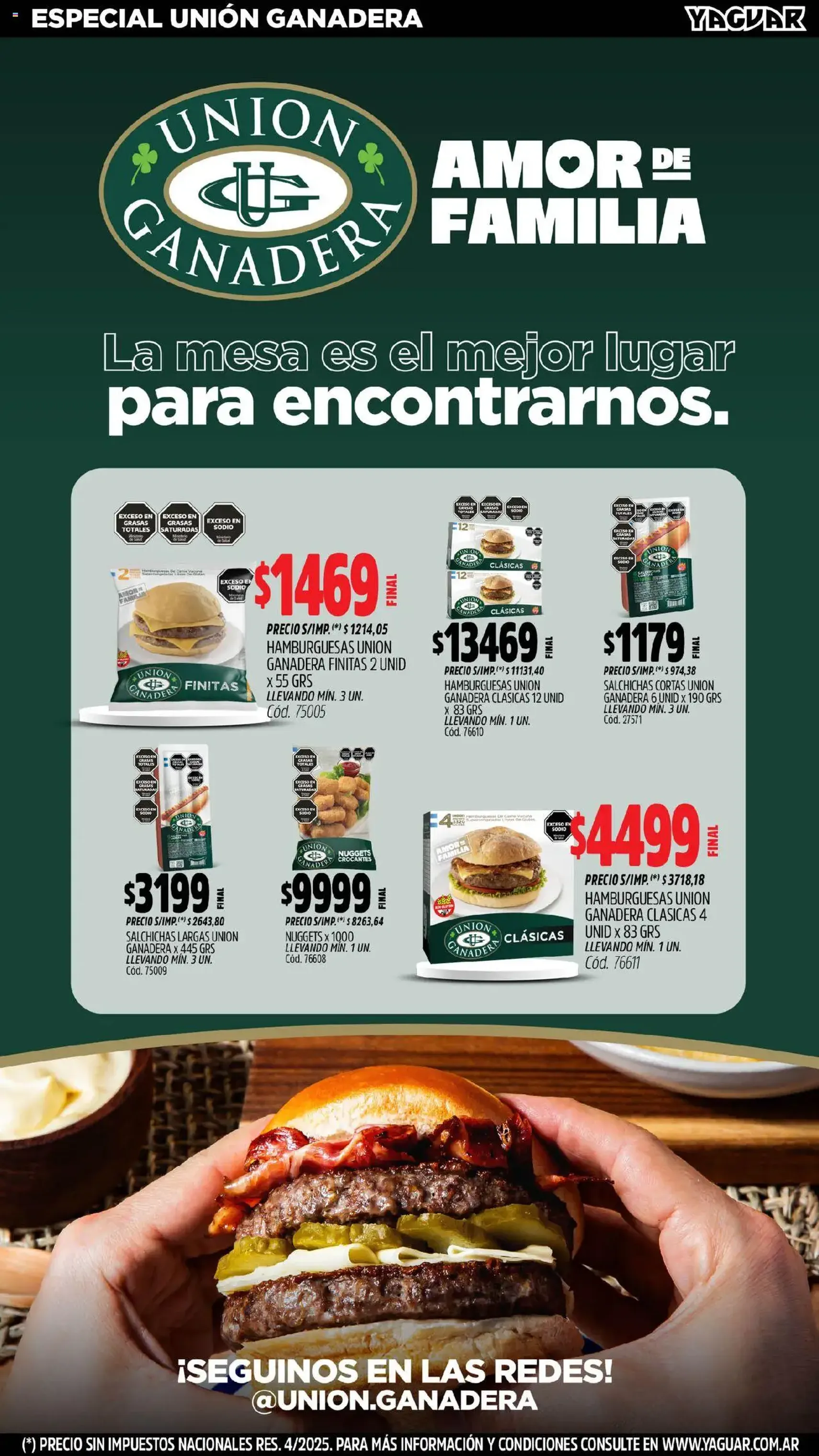 Yaguar catálogo - folleto válido desde 21/07/2025 página 9 de 33 Yaguar catálogo - folleto válido desde 21/07/2025 página 9 de 33