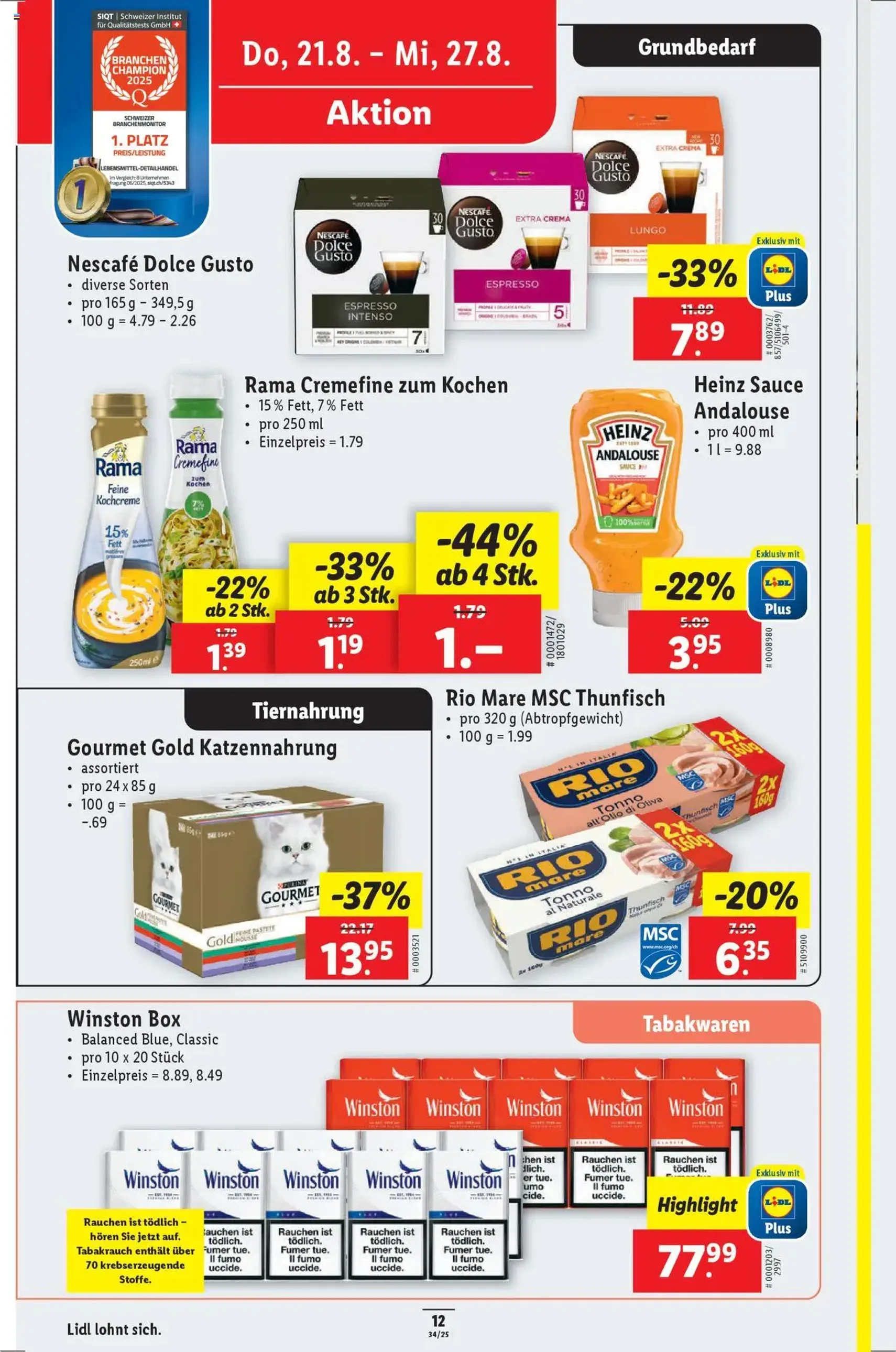 Lidl Aktionen - Gültiger Prospekt ab 21.08.2025, Seite 14 von insgesamt 34