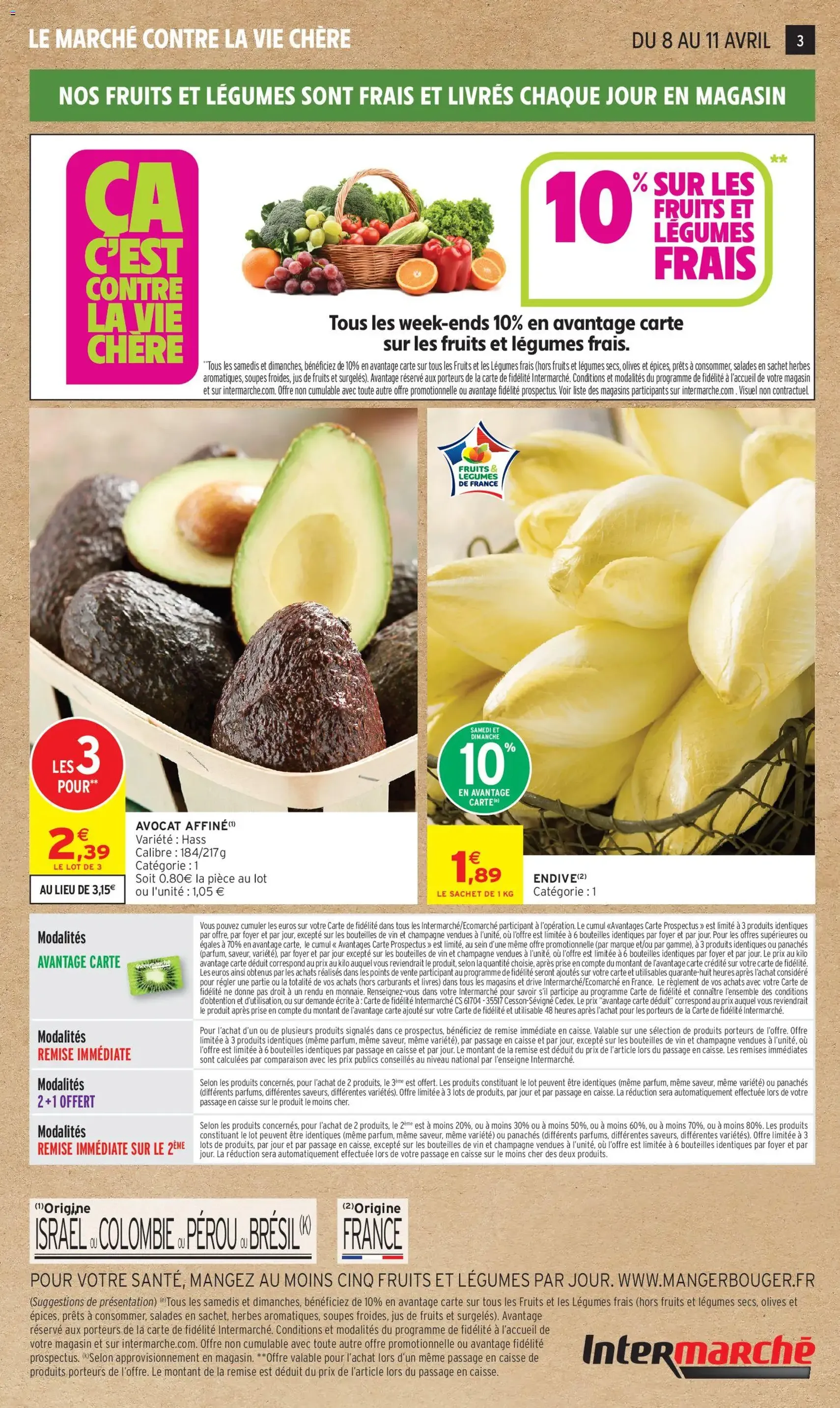 Intermarché catalogue semaine 15 - brochure valable à partir du 08/04/2026, page 3 sur 12