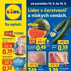 Lidl leták - náhľad letáku platný od 10.08.2026