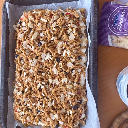 Világos reszelt túrótorta - előkészítő lépés 1