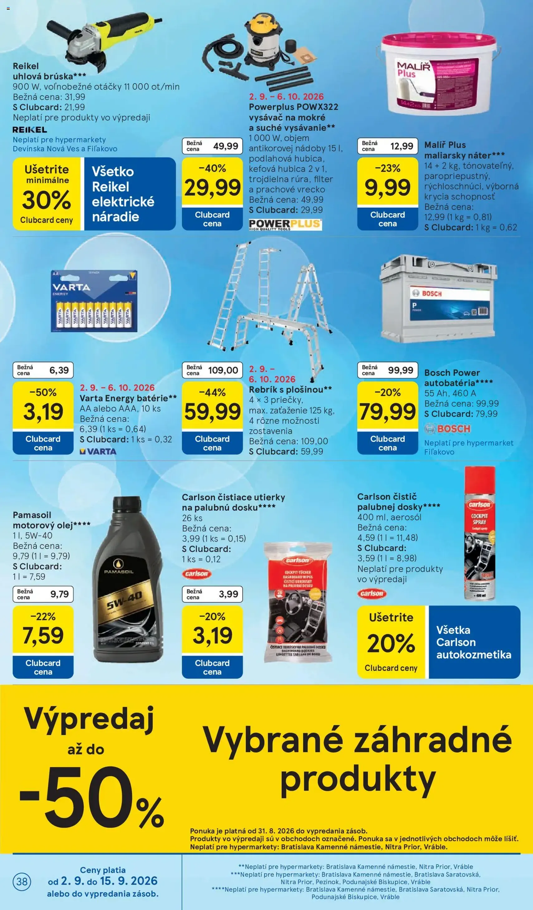 Tesco Hypermarket - leták - platný leták od 02.09.2026 strana 38 z 41