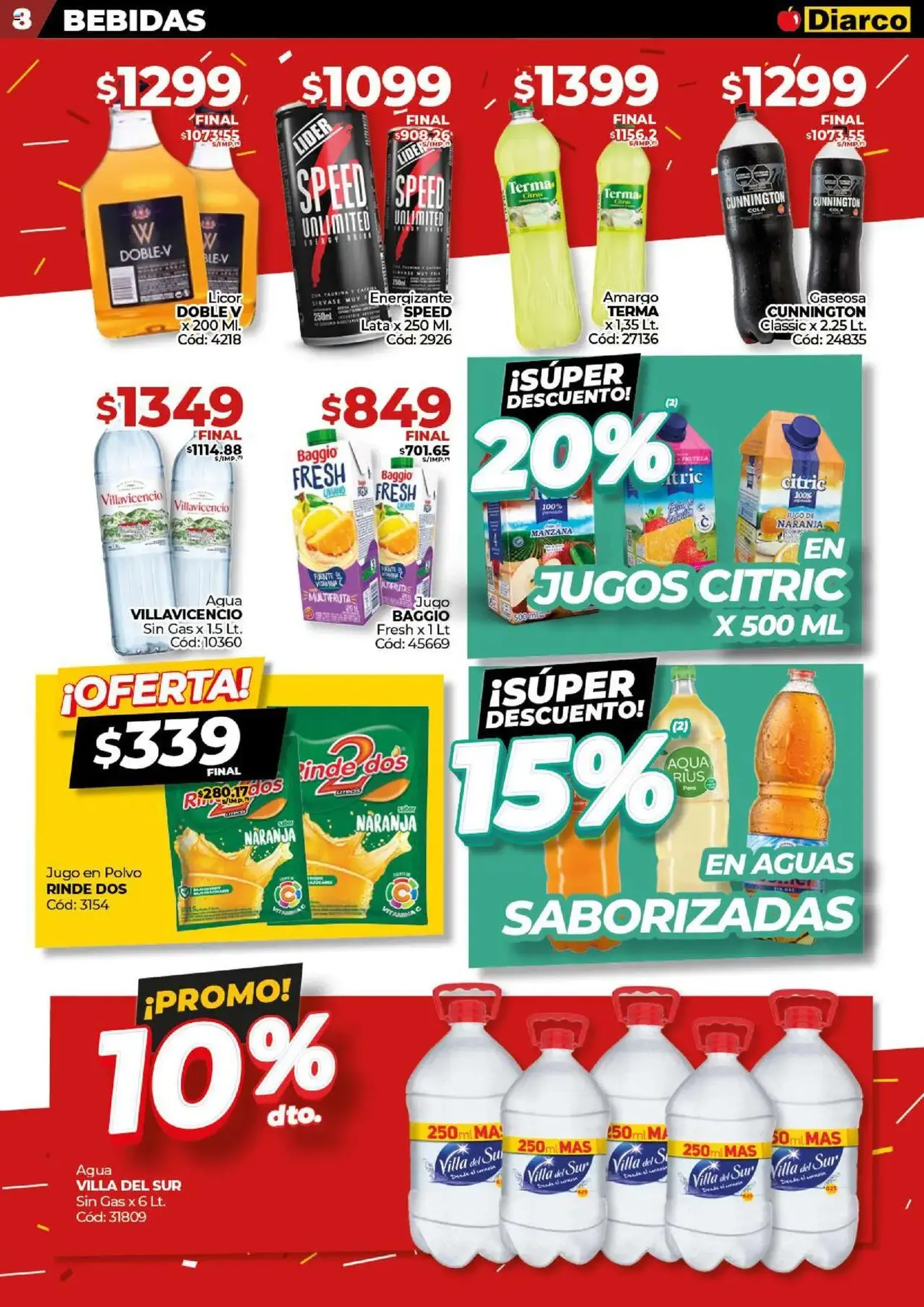Diarco ofertas - folleto válido desde 18/08/2025 página 8 de 22 Diarco ofertas - folleto válido desde 18/08/2025 página 8 de 22