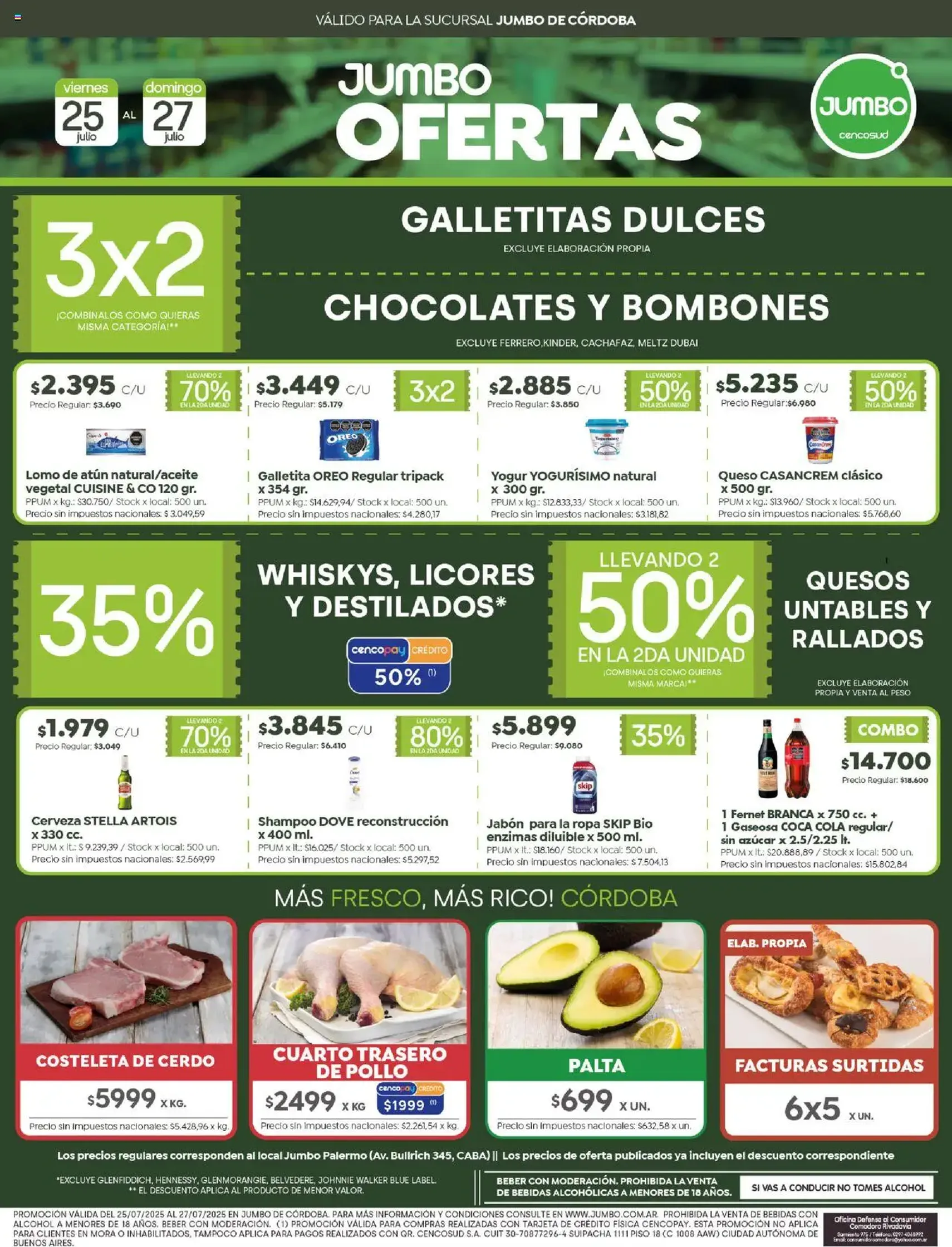 Jumbo - Ofertas - Córdoba - folleto válido desde 25/07/2025 página 1 de 8 Jumbo - Ofertas - Córdoba - folleto válido desde 25/07/2025 página 1 de 8