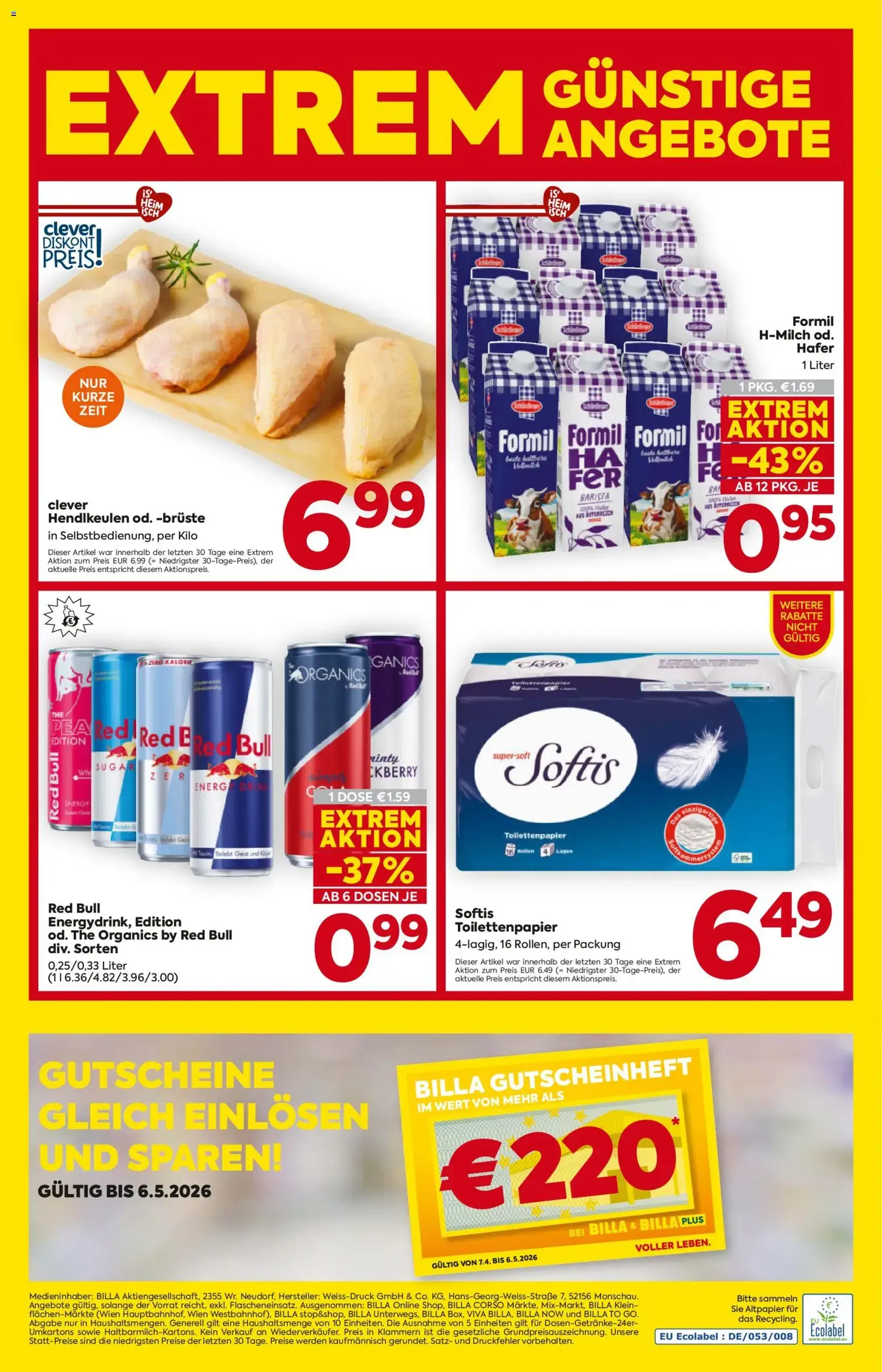 Billa - Flugblatt - Gültiger Prospekt ab 23.04.2026, Seite 16 von insgesamt 16