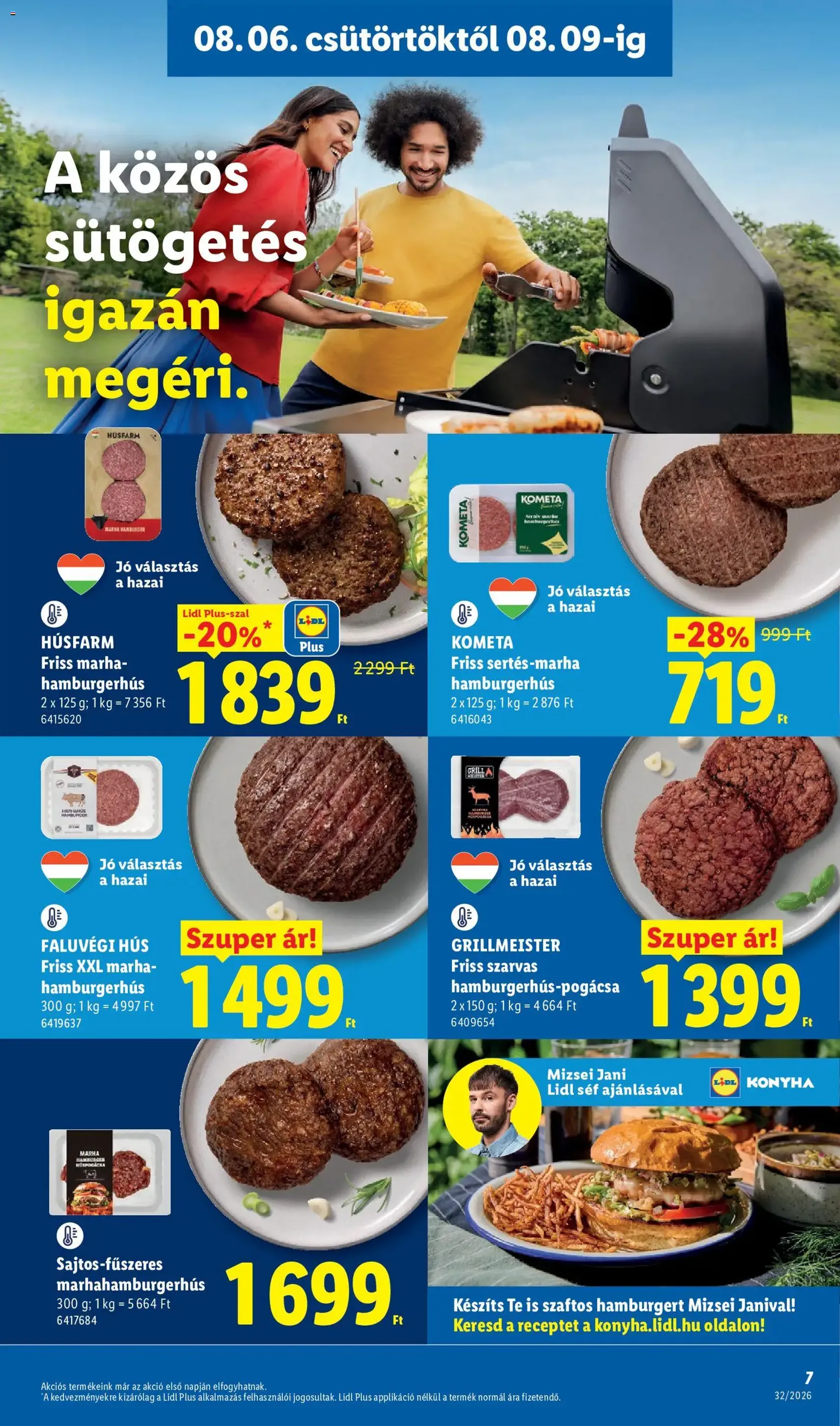 Lidl akciós újság - 2026.08.06. érvényes szórólap 7 oldal 80 oldalból