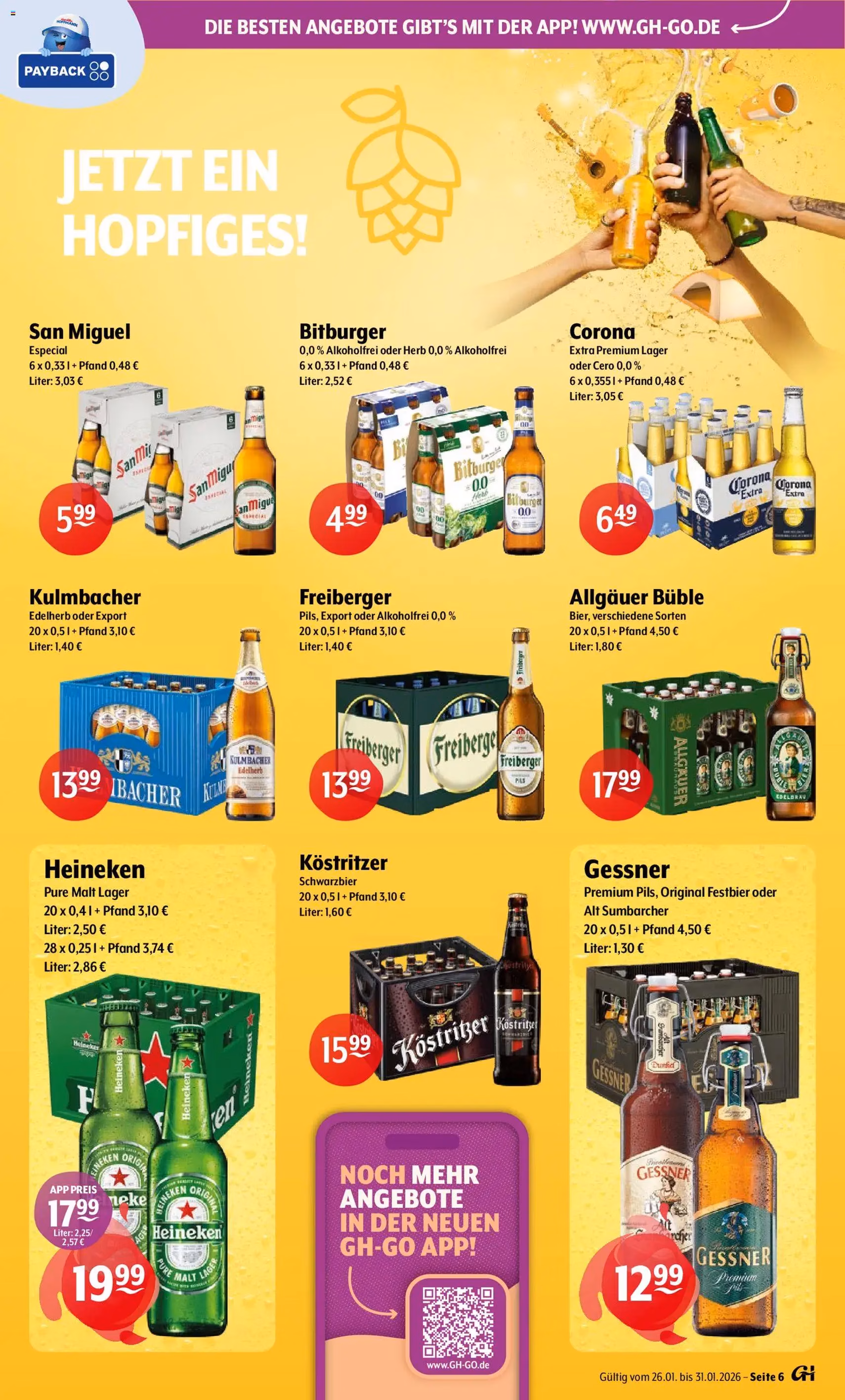 Trink und Spare Prospekt - Gültiger Prospekt ab 26.01.2026, Seite 6 von insgesamt 11