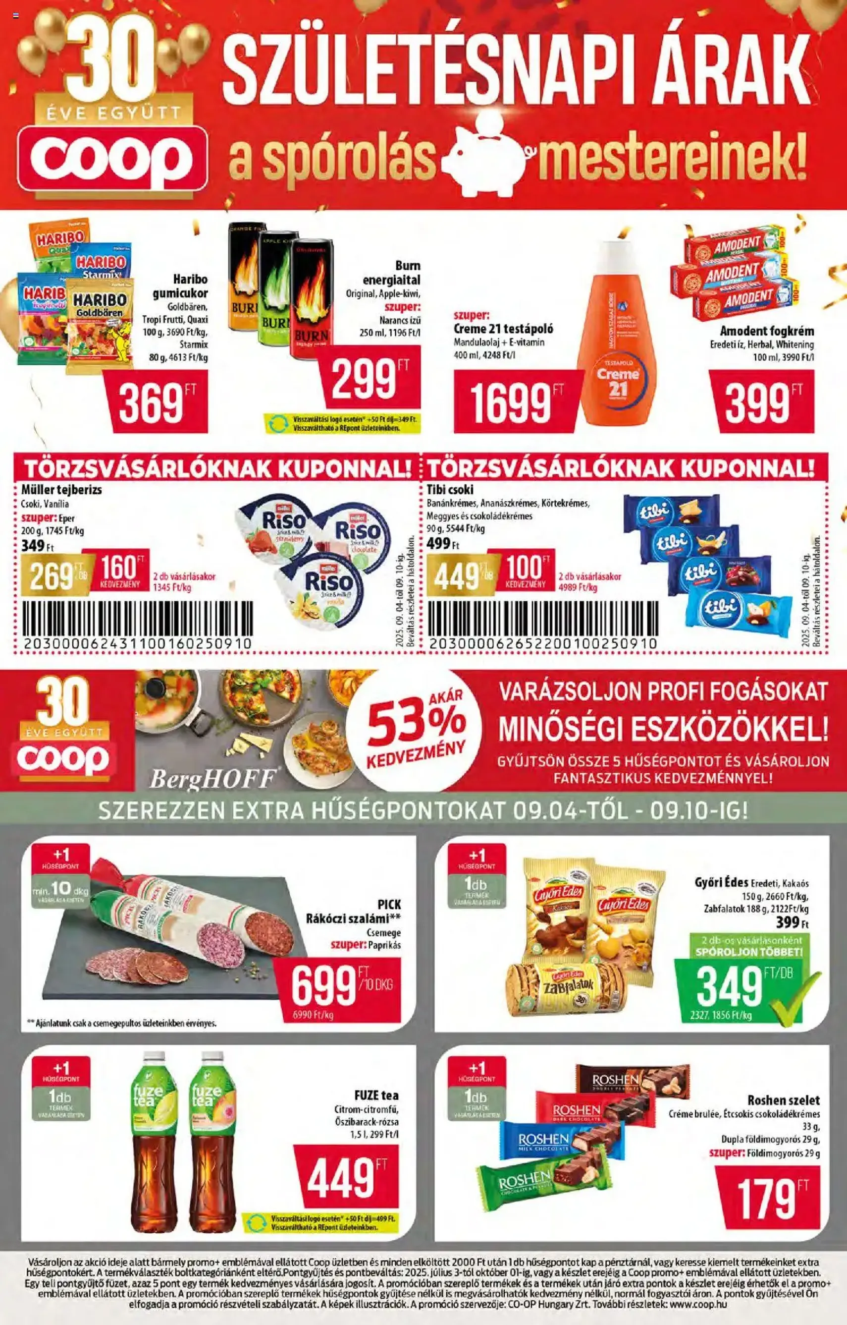 COOP Akciós újság - 2025.09.04. érvényes szórólap 7 oldal 12 oldalból COOP Akciós újság - 2025.09.04. érvényes szórólap 7 oldal 12 oldalból
