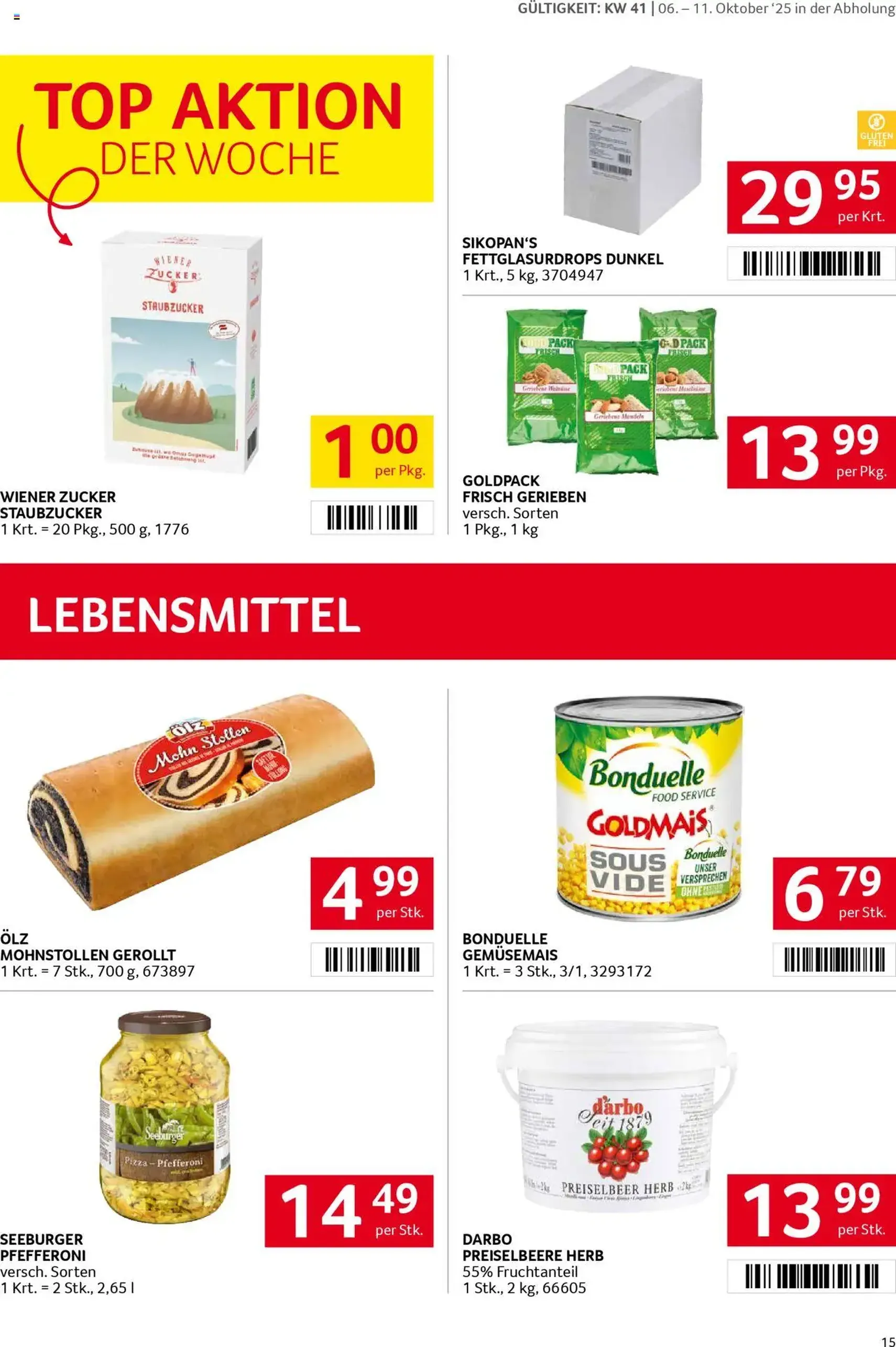 Transgourmet Flugblatt - Gültiger Prospekt ab 05.10.2025, Seite 13 von insgesamt 26