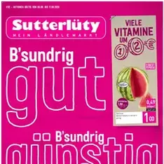 Sutterlüty Flugblatt - Prospekt Vorschau gültig ab 06.08.2026