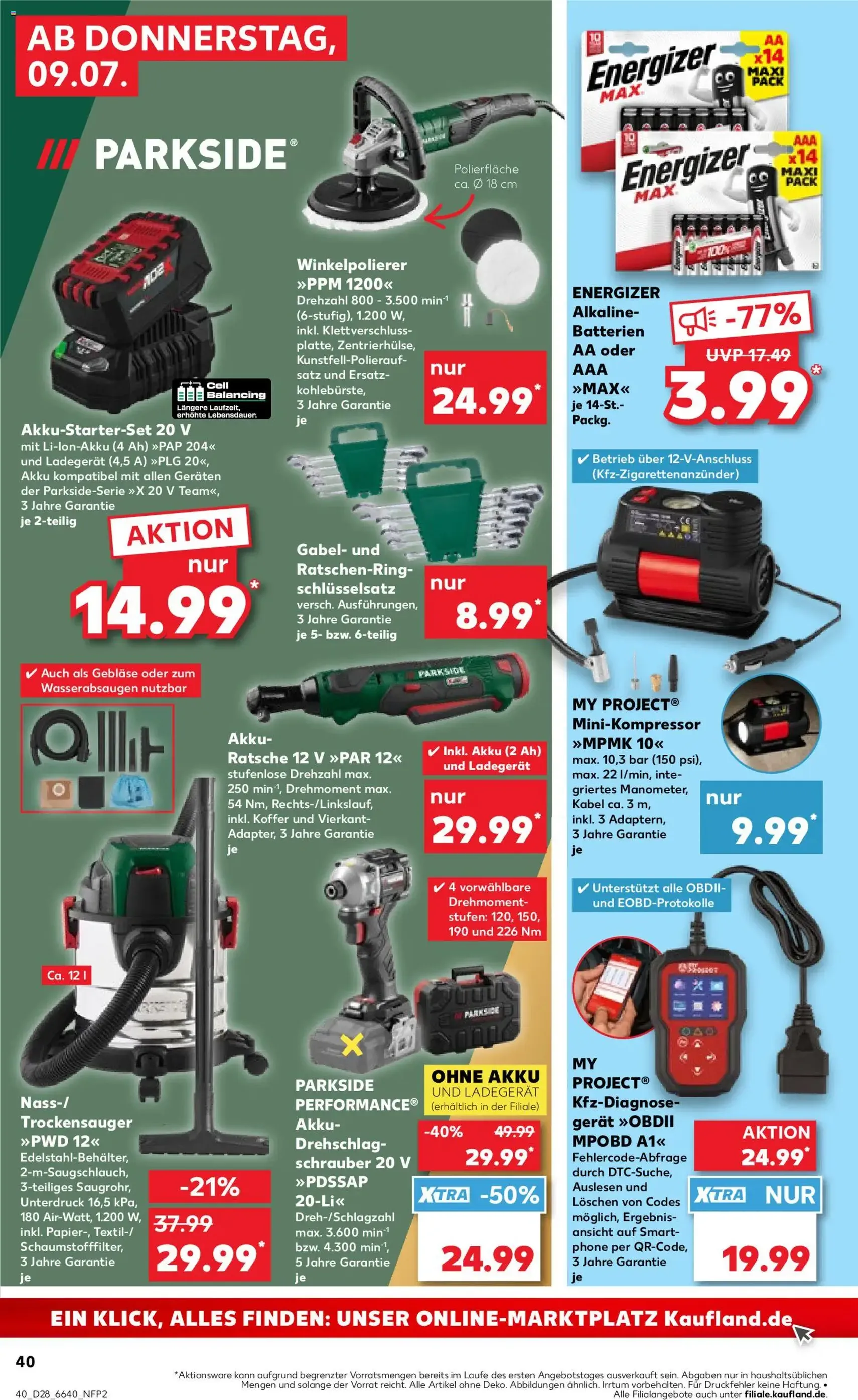 Kaufland DE -DE Folder - geldige folder vanaf 09-07-2026 pagina 40 van 52