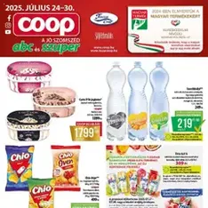 COOP Szolnok Akciós újság - szórólap előnézete érvényes 2025.07.24. -tól